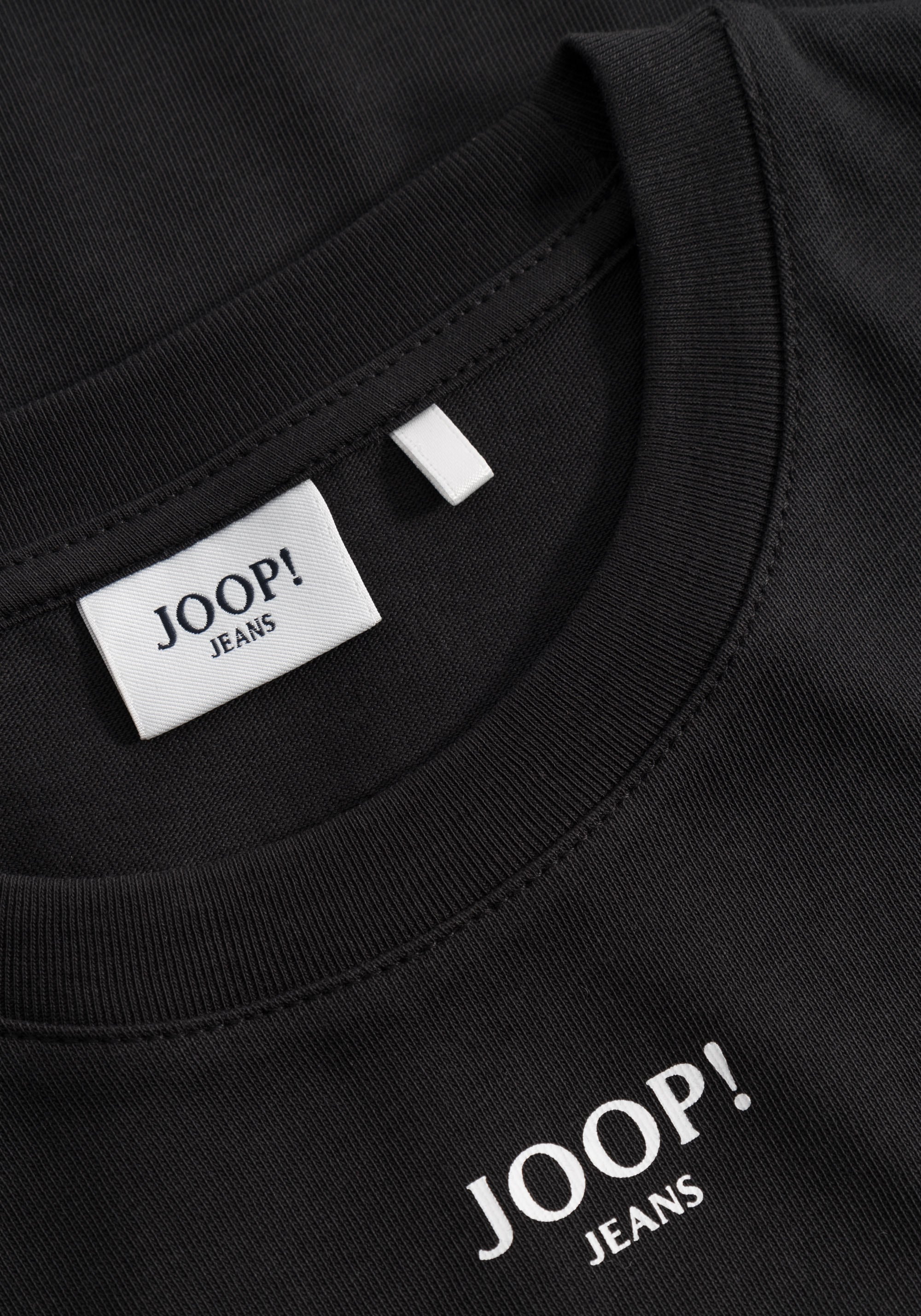 Joop Jeans Rundhalsshirt »Taky«, in Cropped-Länge
