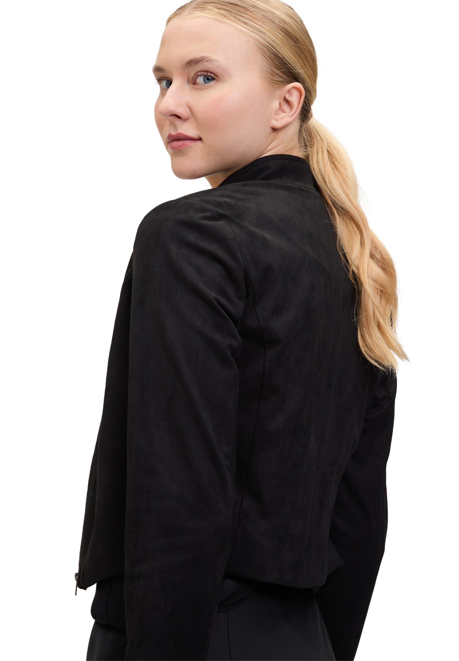Vera Mont Jackenblazer »Vera Mont Damen Bikerjacke mit Reißverschluss«, Reißverschluss