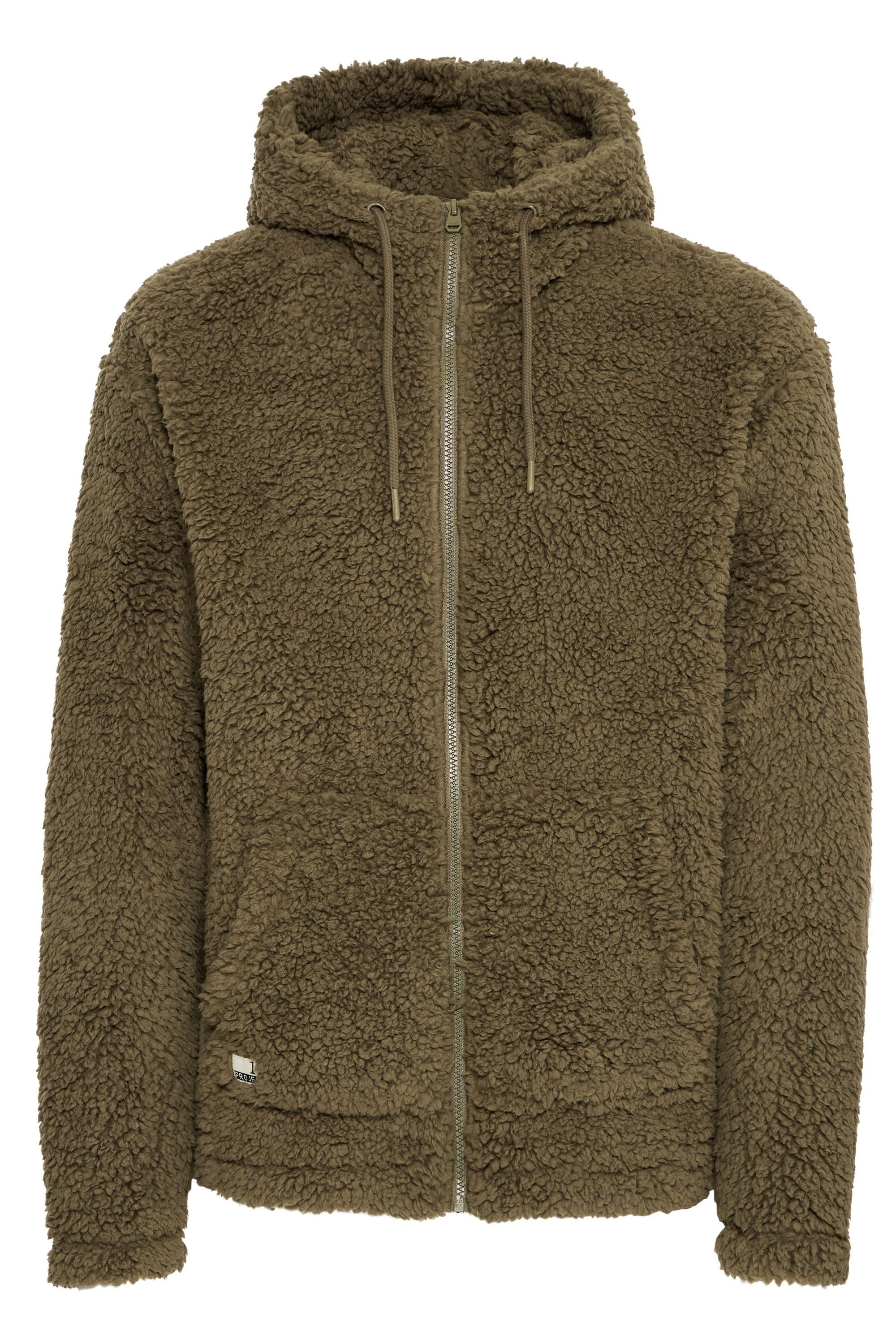 11 Project Funktions-Kapuzensweatjacke "Fellimitatjacke PRDaag" günstig online kaufen