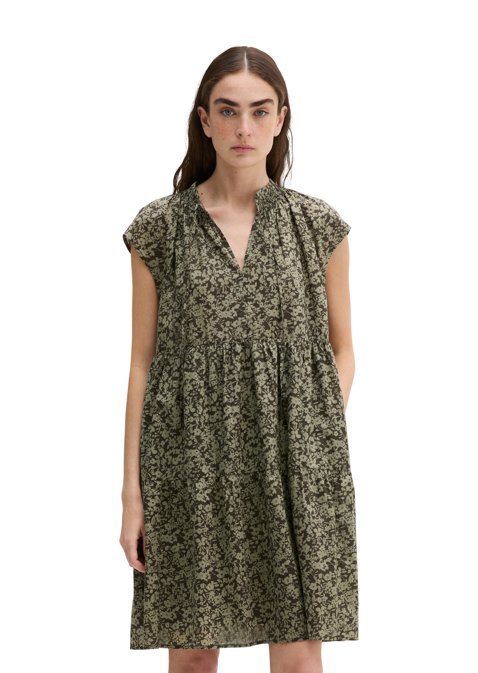 Marc OPolo Minikleid "aus bedrucktem Baumwoll-Voile"
