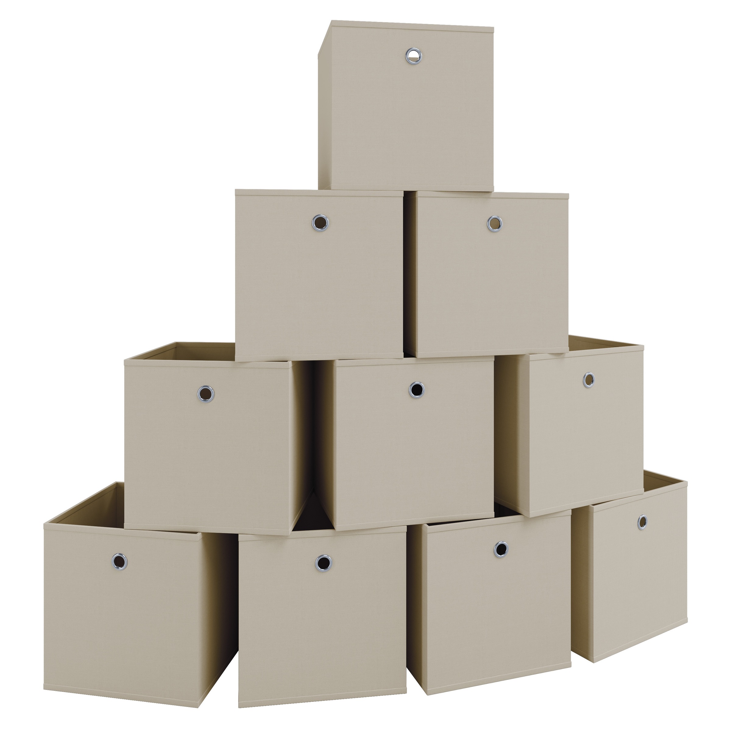 VCM Faltbox "10er Set Faltbox Klappbox Aufbewahrungsbox Boxas"