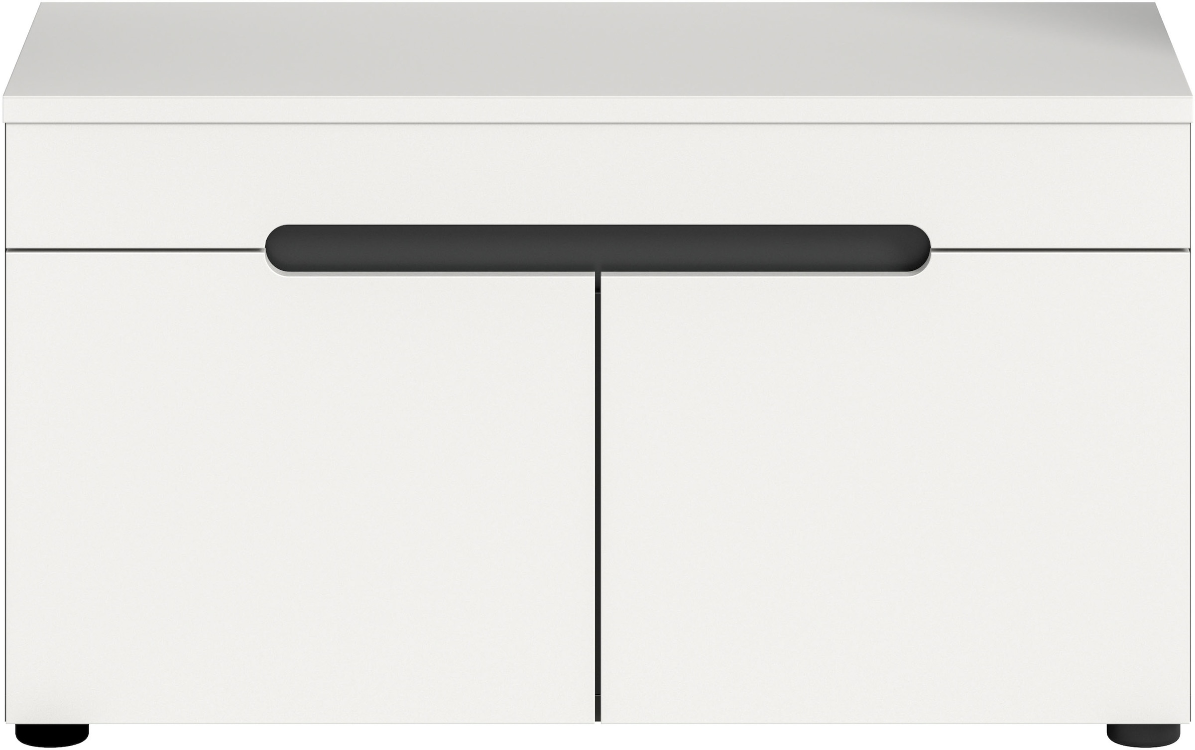 Home affaire Sitzbank »REHAT, TOPSELLER!, Breite 80cm, 2 Türen, 2 Fächer« in verschiedenen Farben erhältlich,  Garderobenbank, Flurbank, Dielenbank, Bank mit Stauraum, Bank