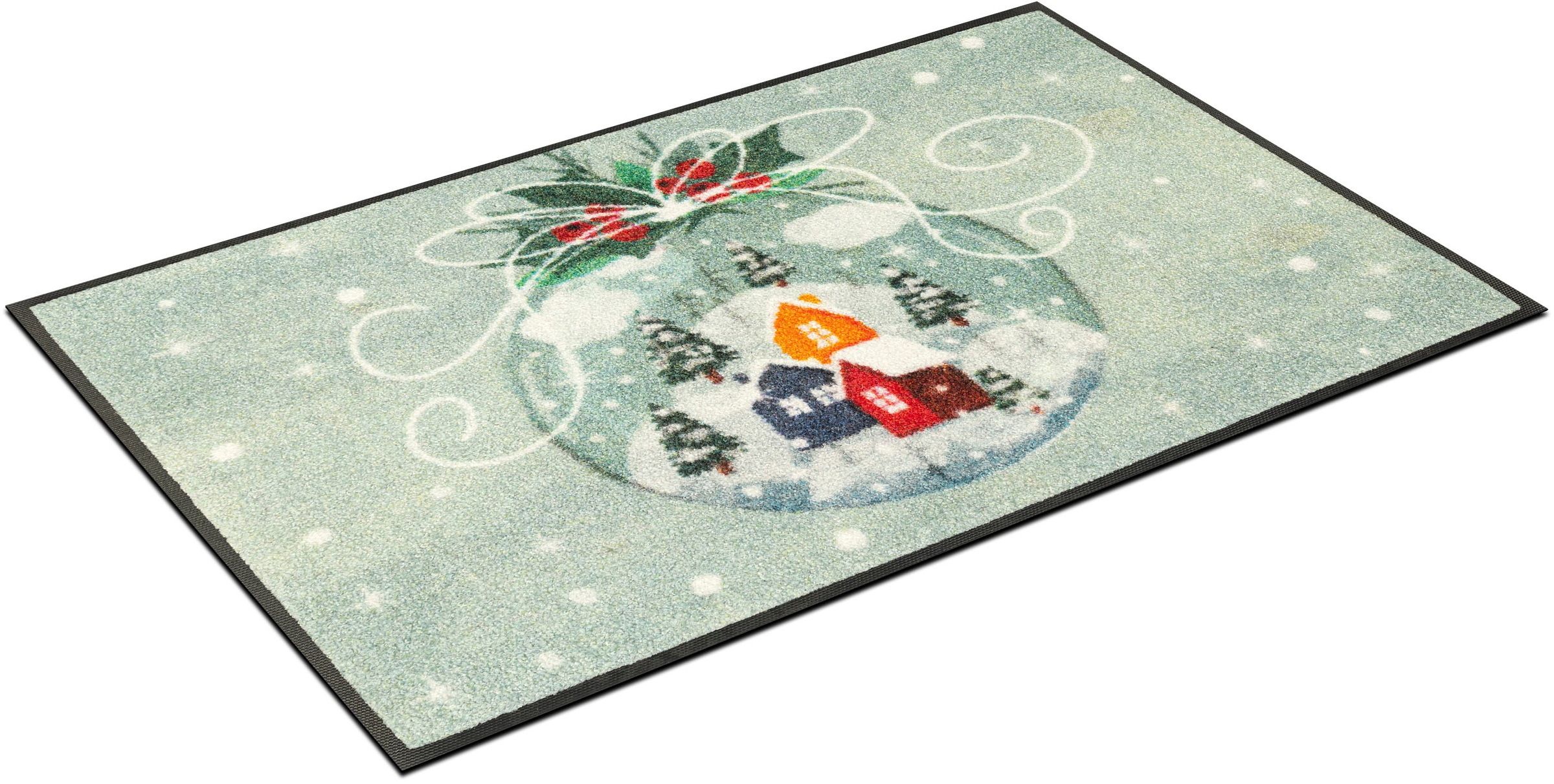wash+dry by Kleen-Tex Fußmatte »Snow Globe«, rechteckig, 7 mm Höhe
