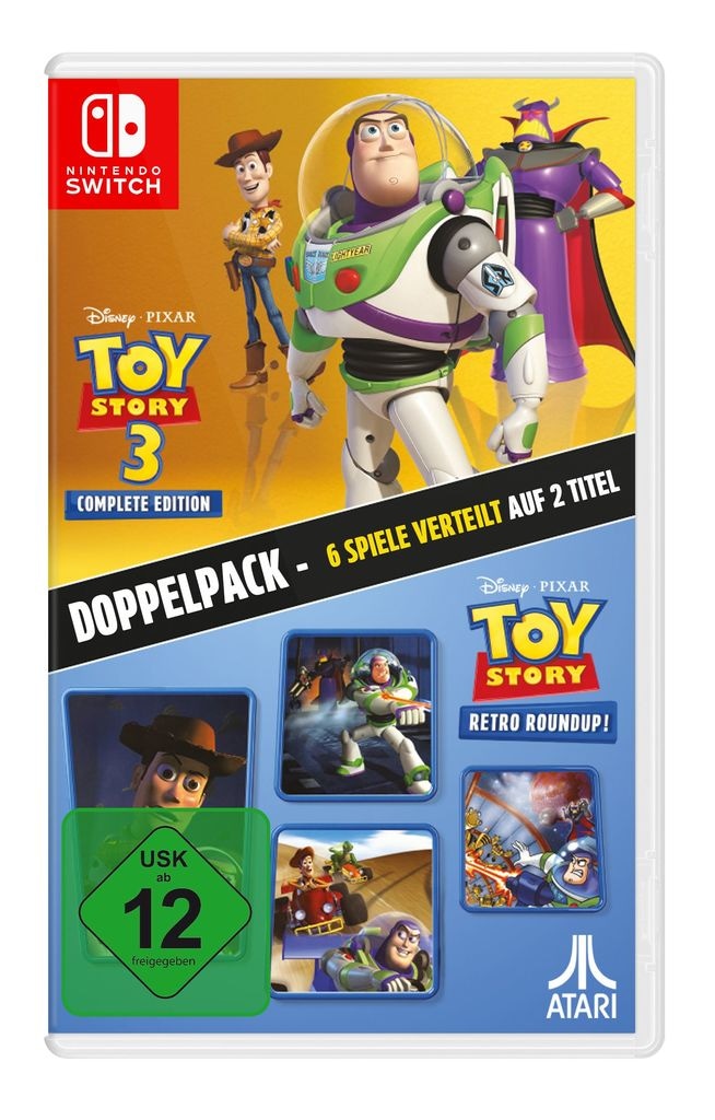 ATARI Spielesoftware »Toy Story: Retro Roundup! + Toy Story 3 Complete Edition Double Pack« Nintendo Switch