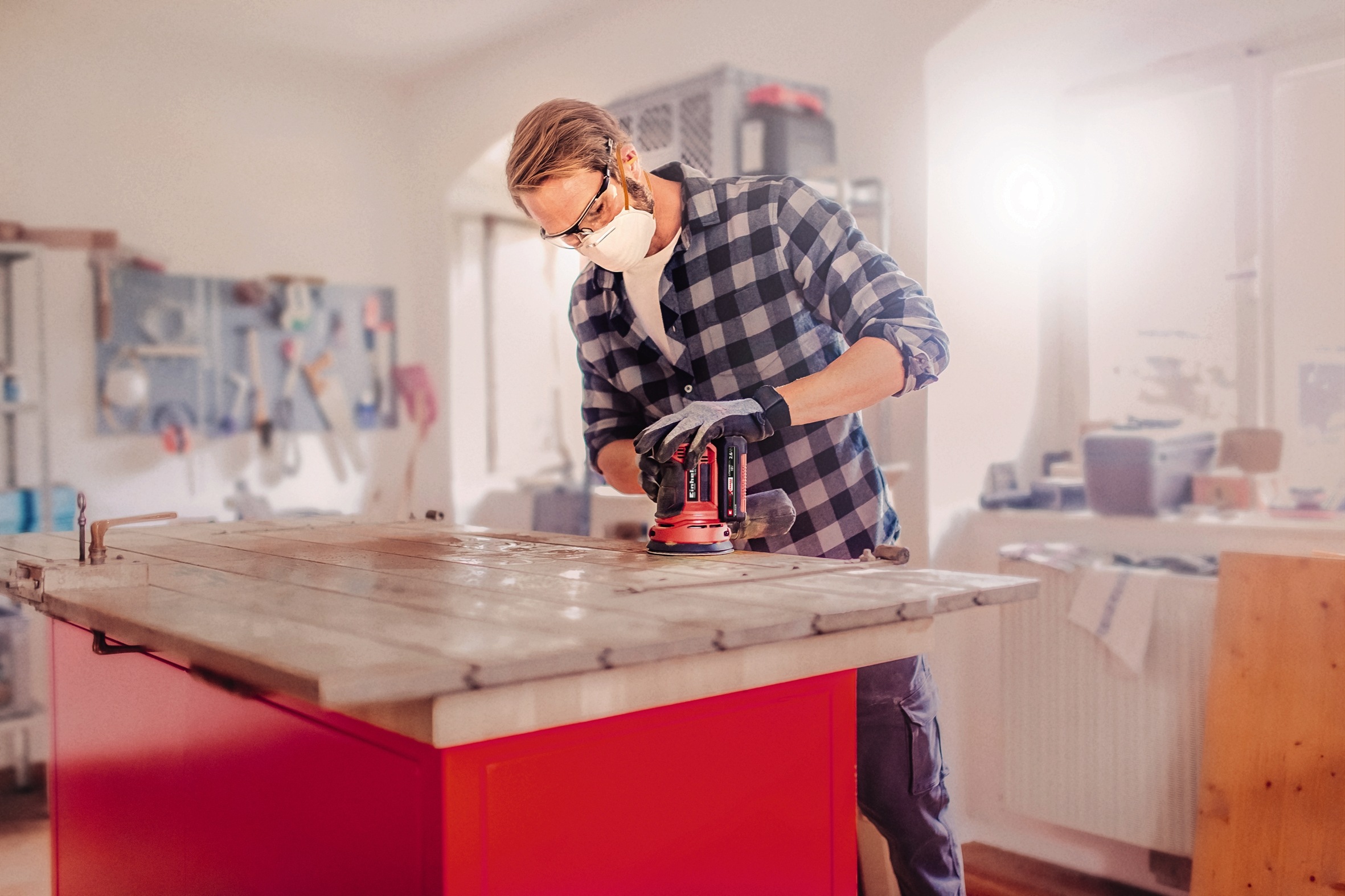 Einhell Exzenterschleifer »TE-RS 18 Li - Solo«, Power X-Change, ohne Akku und Ladegerät