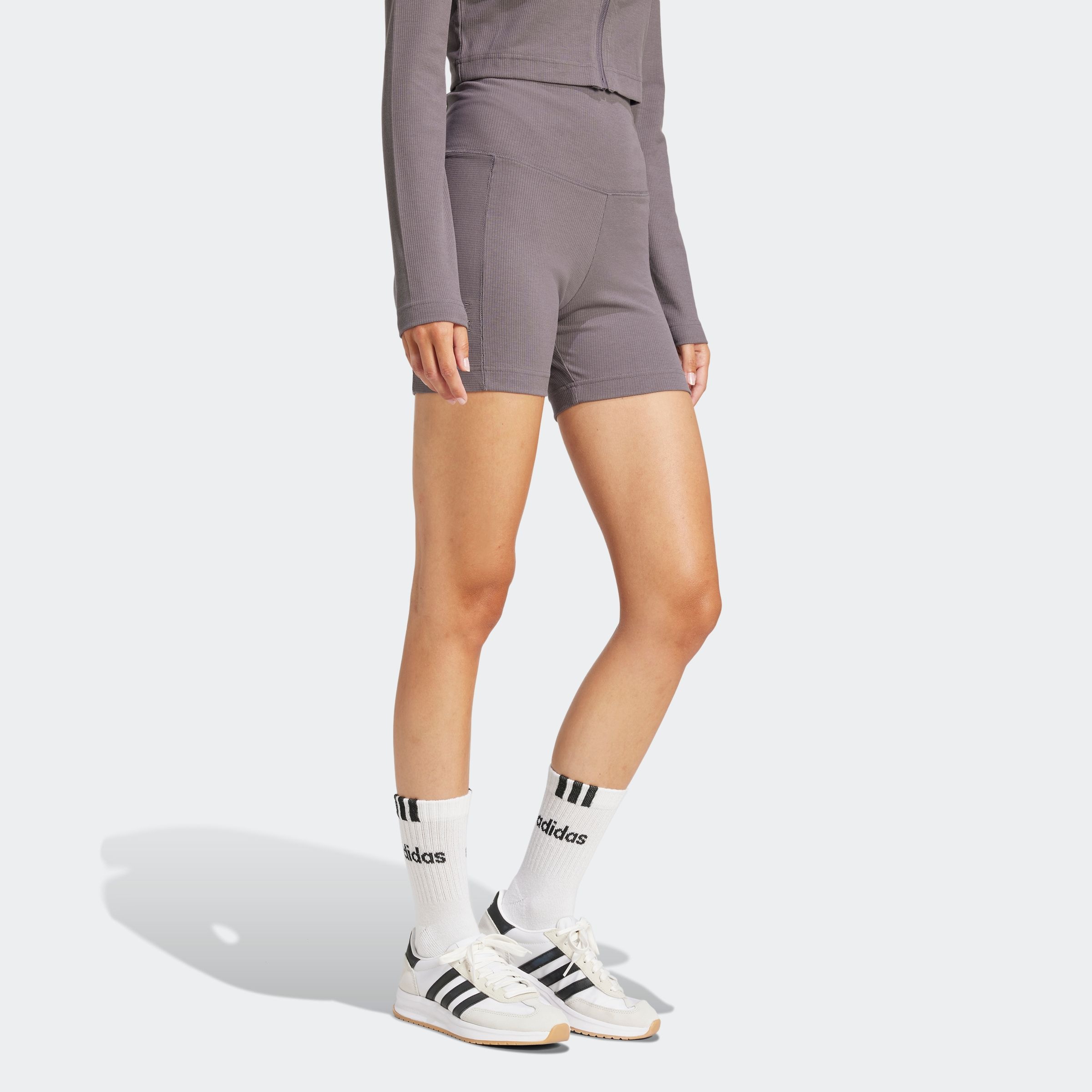 adidas Sportswear Shorts "W LNG RIB BIKER", (1 tlg.) günstig online kaufen