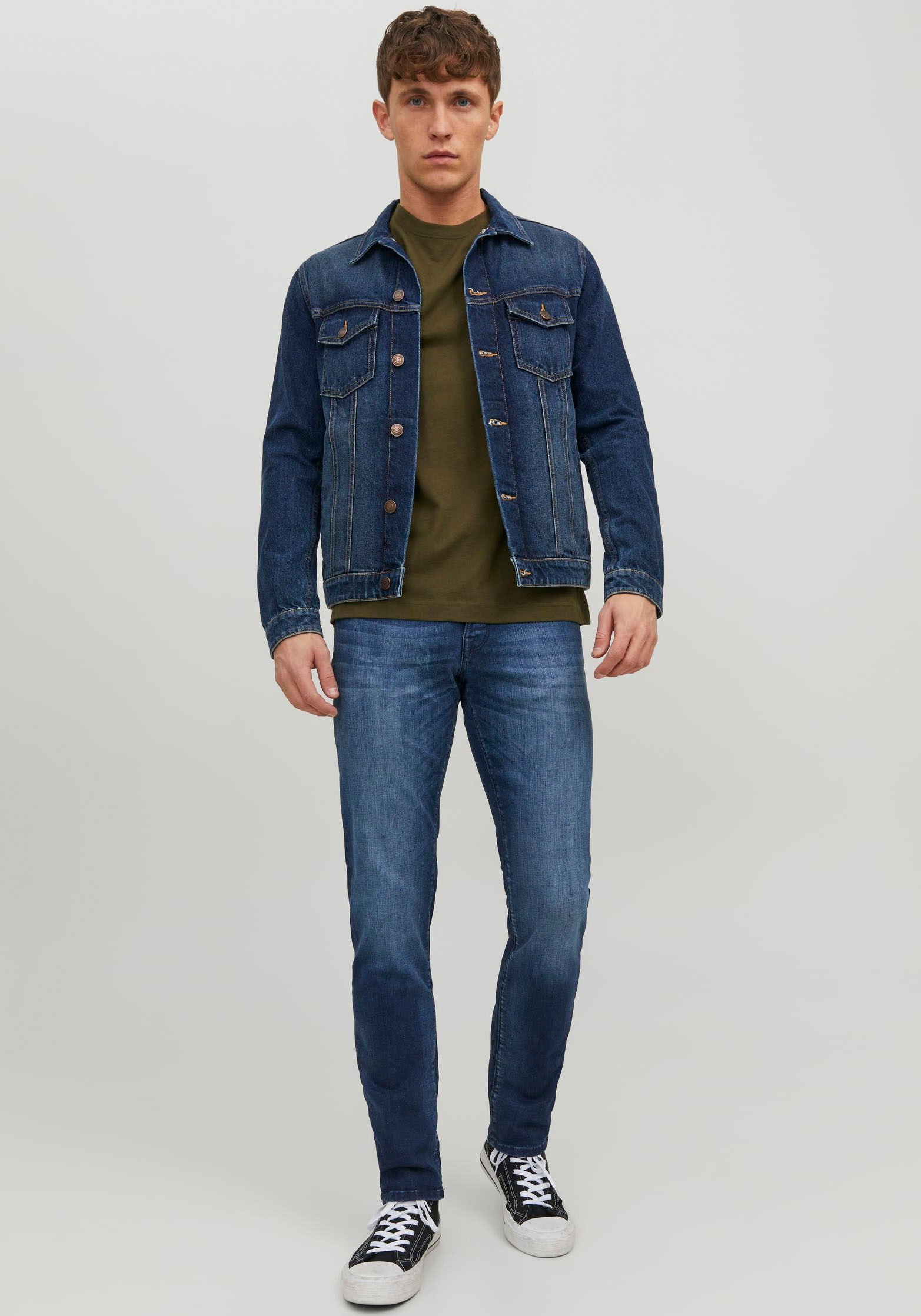 Jack & Jones Slim-fit-Jeans "JJIGLENN JJFOX JOS 047 50SPS" günstig online kaufen