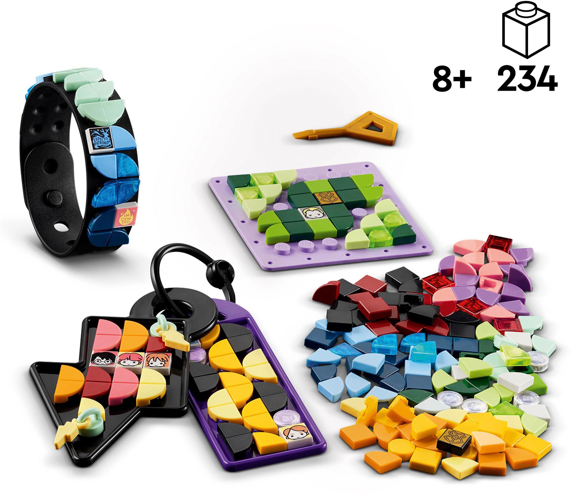LEGO® Konstruktionsspielsteine »Hogwarts Zubehörset (41808), LEGO® DOTS«, (234 St.)
