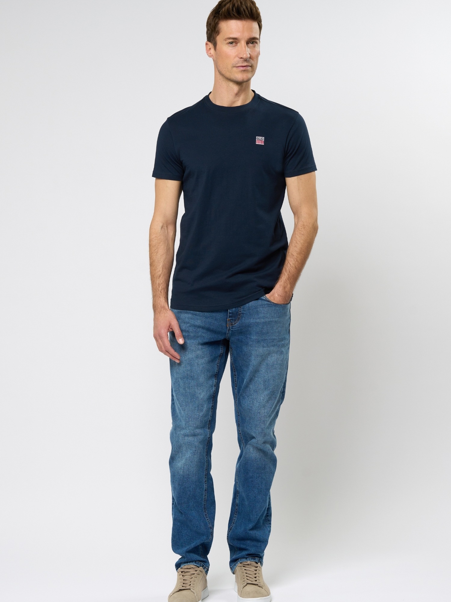 Vinson VMMassimo T-Shirt 3-Pack DarkSapphire/White/Humus 6