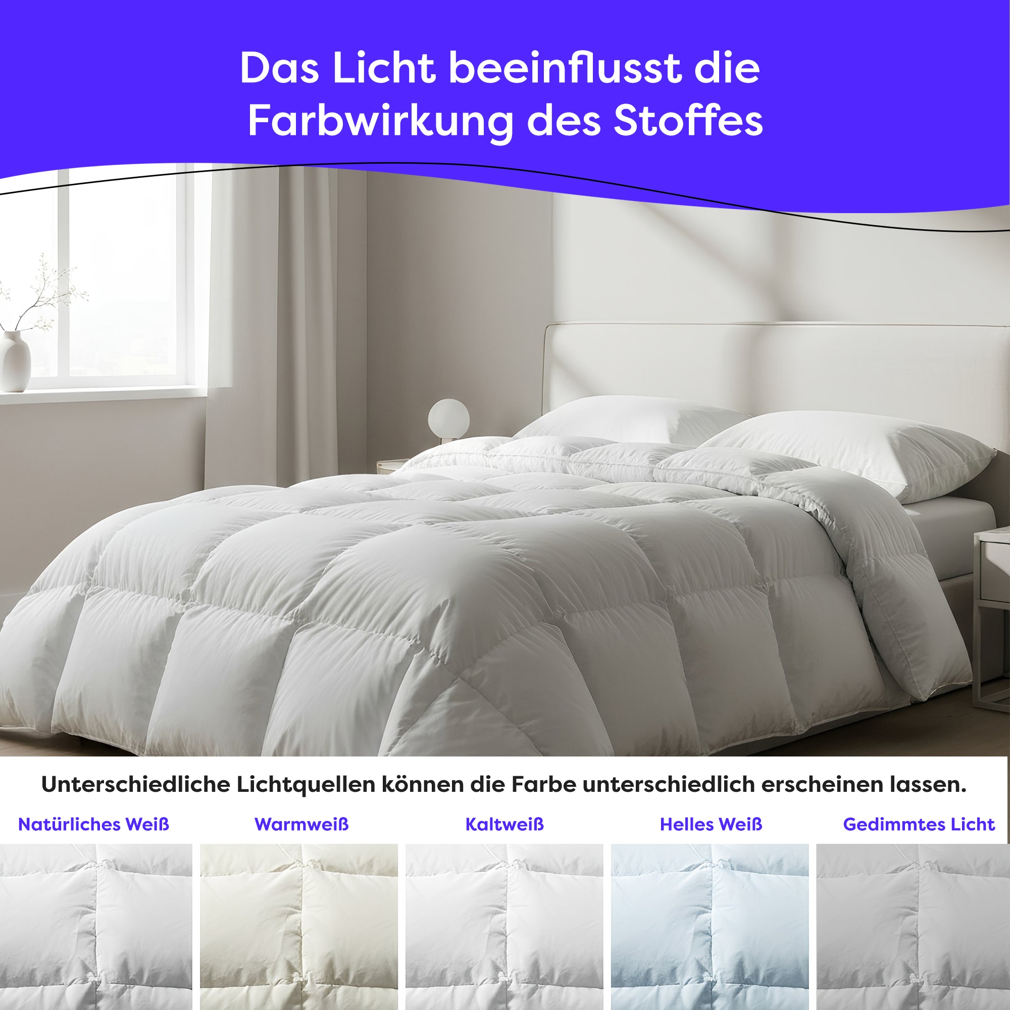 Wolkenfeld Daunenbettdecke »Winterbettdecke Daunendecke Anti-Milben, Hypoallergen, Waschbar« extrawarm 1 Stk. tlg.