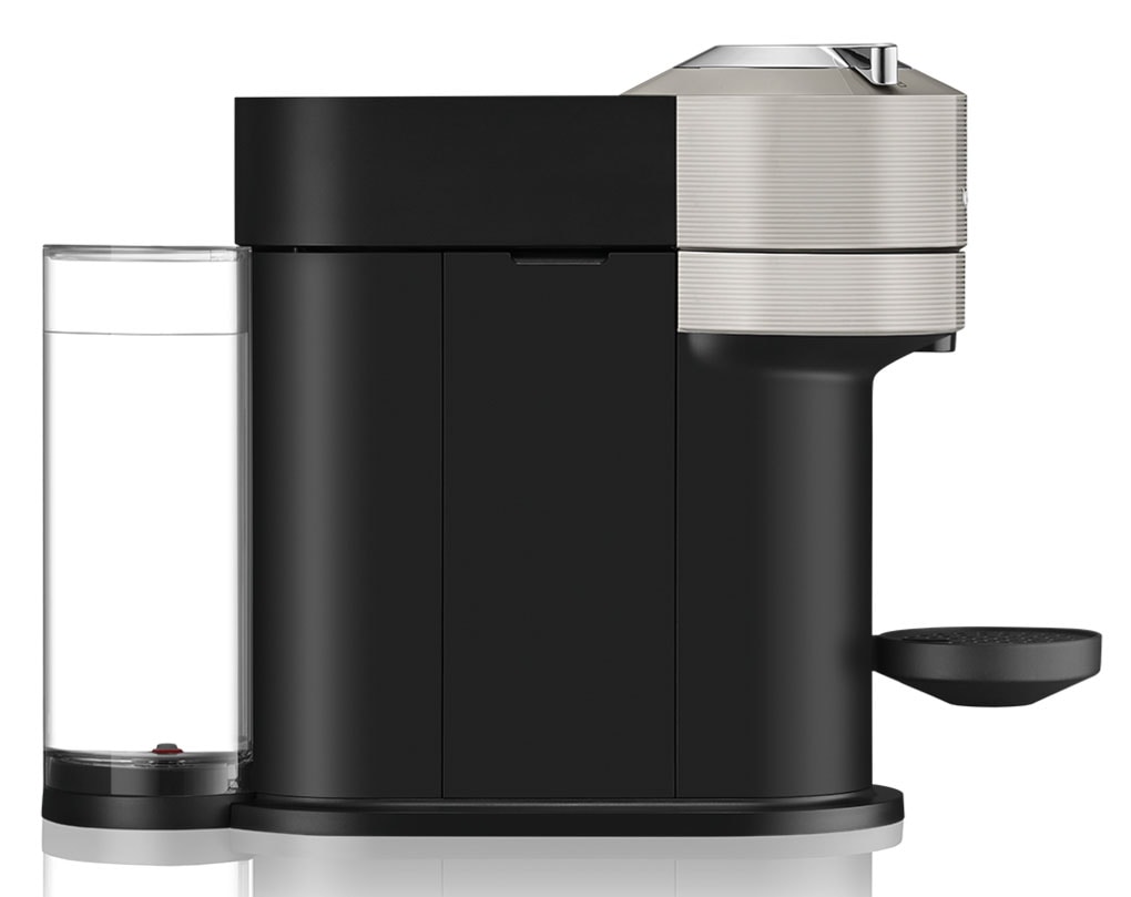 Nespresso Kapselmaschine »Vertuo Next Basic XN910B von Krups«, 54 % aus recyceltem Kunststoff, inkl. Willkommenspaket mit 12 Kapseln