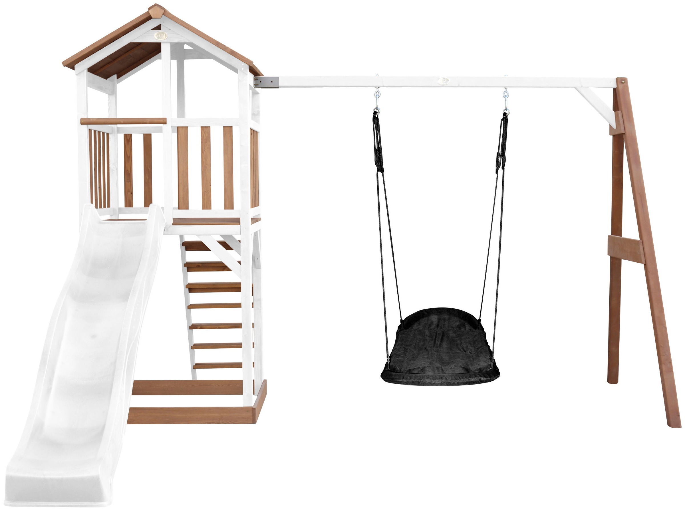 AXI Spielturm »Beach Tower«, mit Roxy Nestschaukel und Rutsche