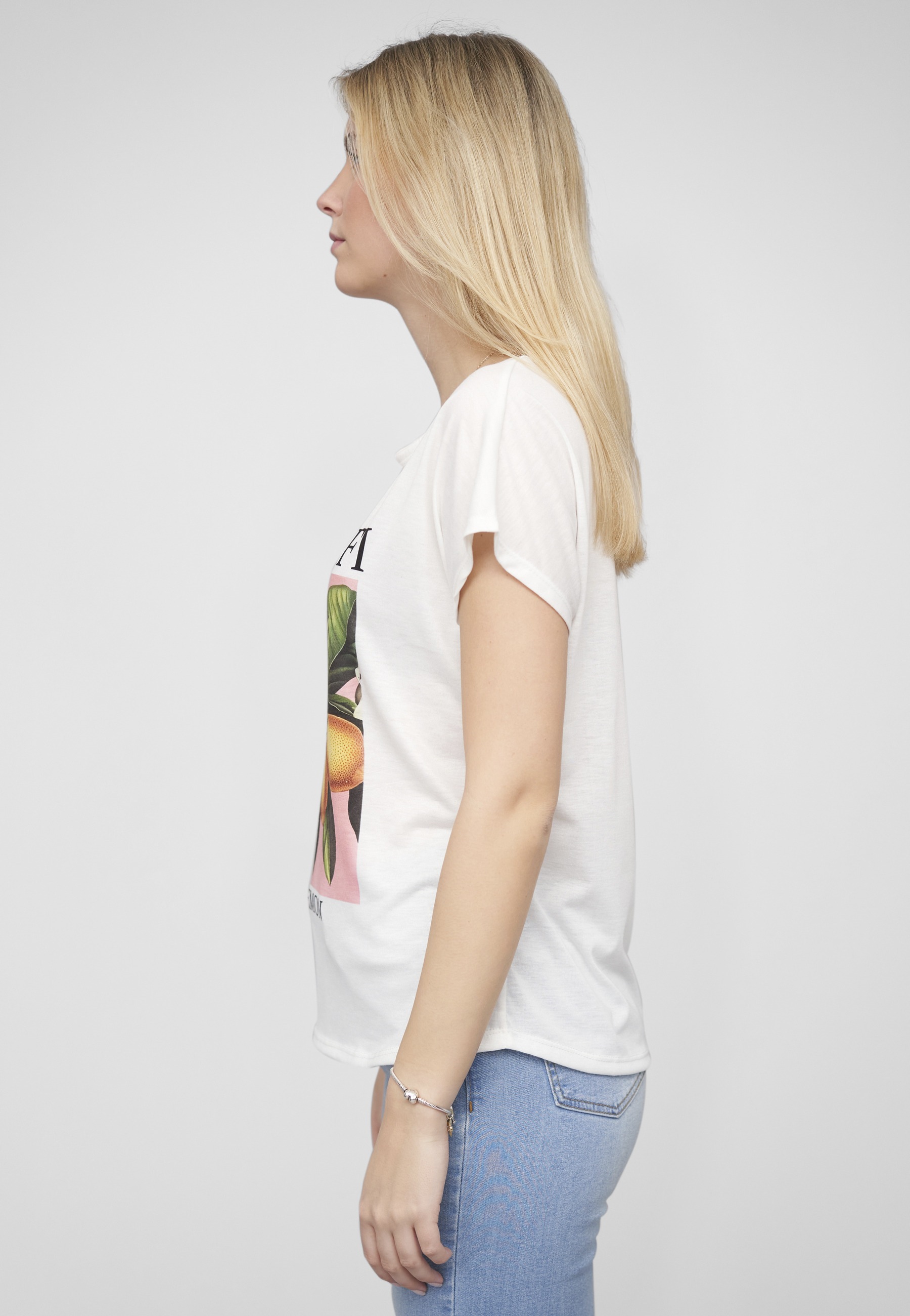 CLOUD 5IVE T-Shirt »CLOUD 5IVE Cloud 5ive T-Shirt Lemon Print white« 1 Stk.