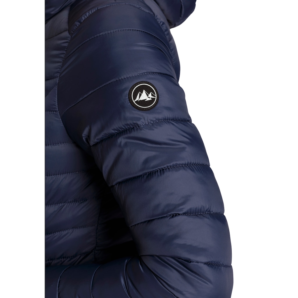 Polarino Steppjacke, mit Kapuze