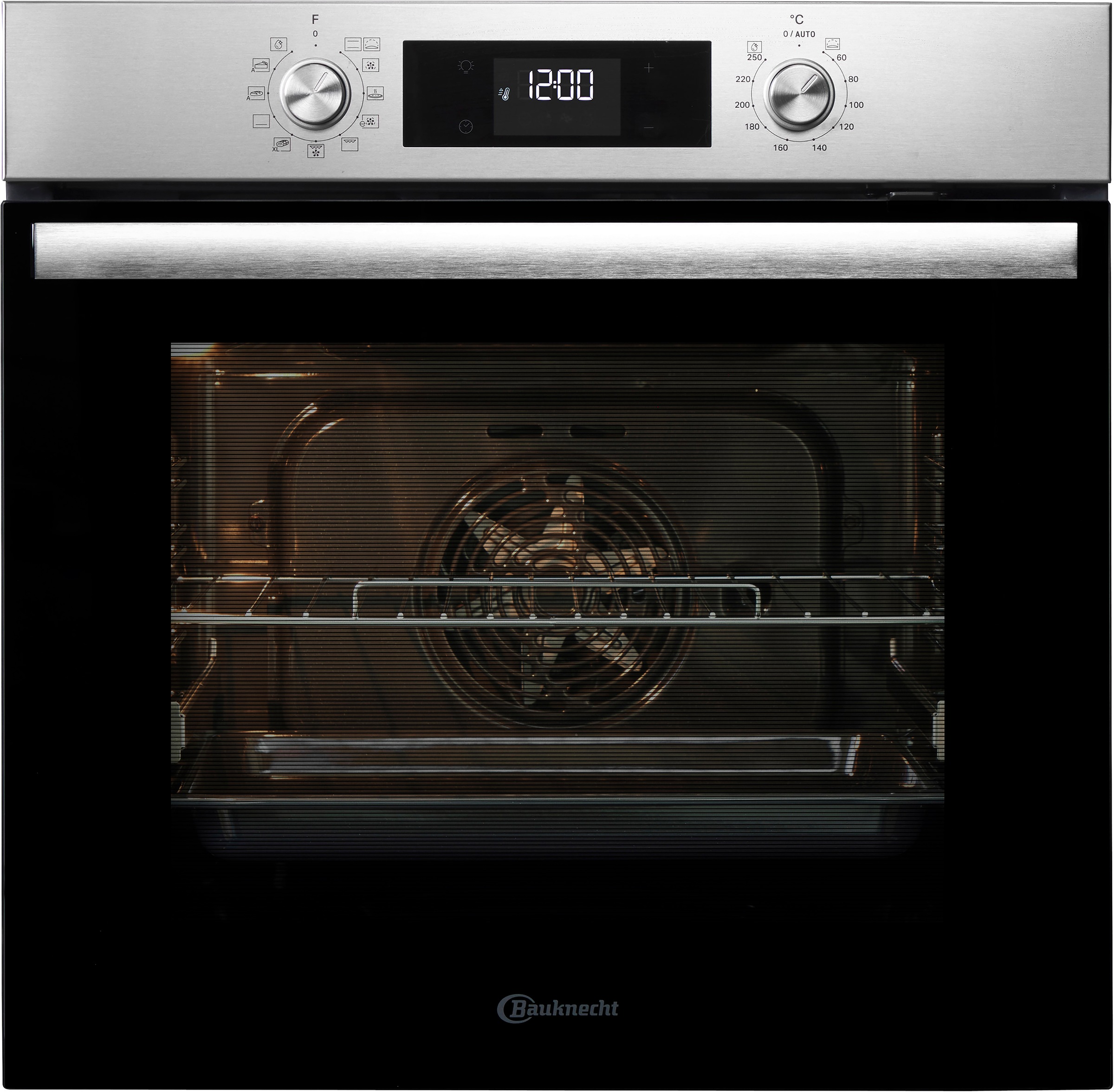 BAUKNECHT Einbaubackofen "BBA285HU1I" mit Teilauszug Pizzafunktion – knuspr günstig online kaufen