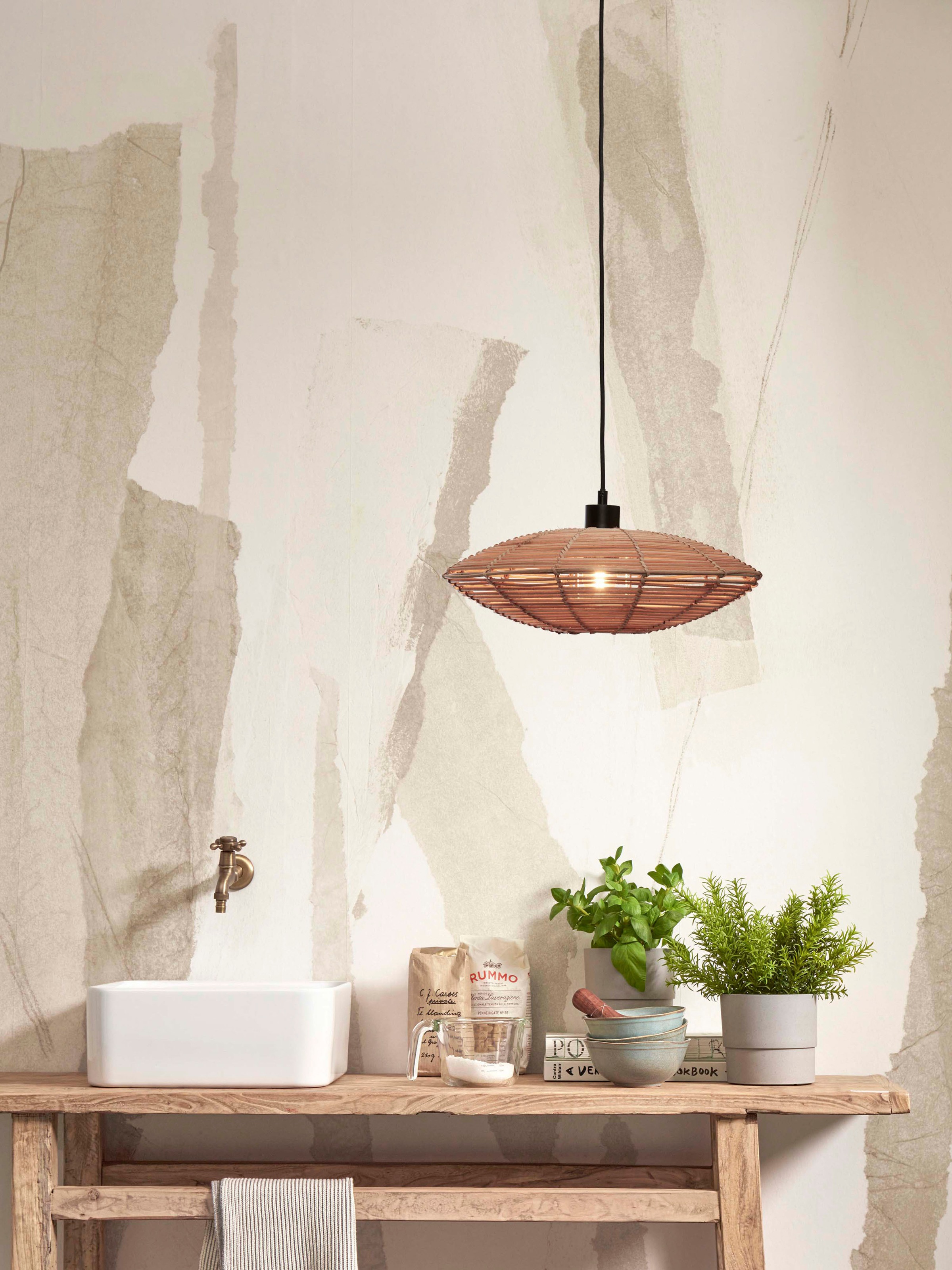 GOOD&MOJO Hängeleuchte »TANAMI«, 1 flammig, Leuchtmittel E27 | ohne Leuchtmittel, %R