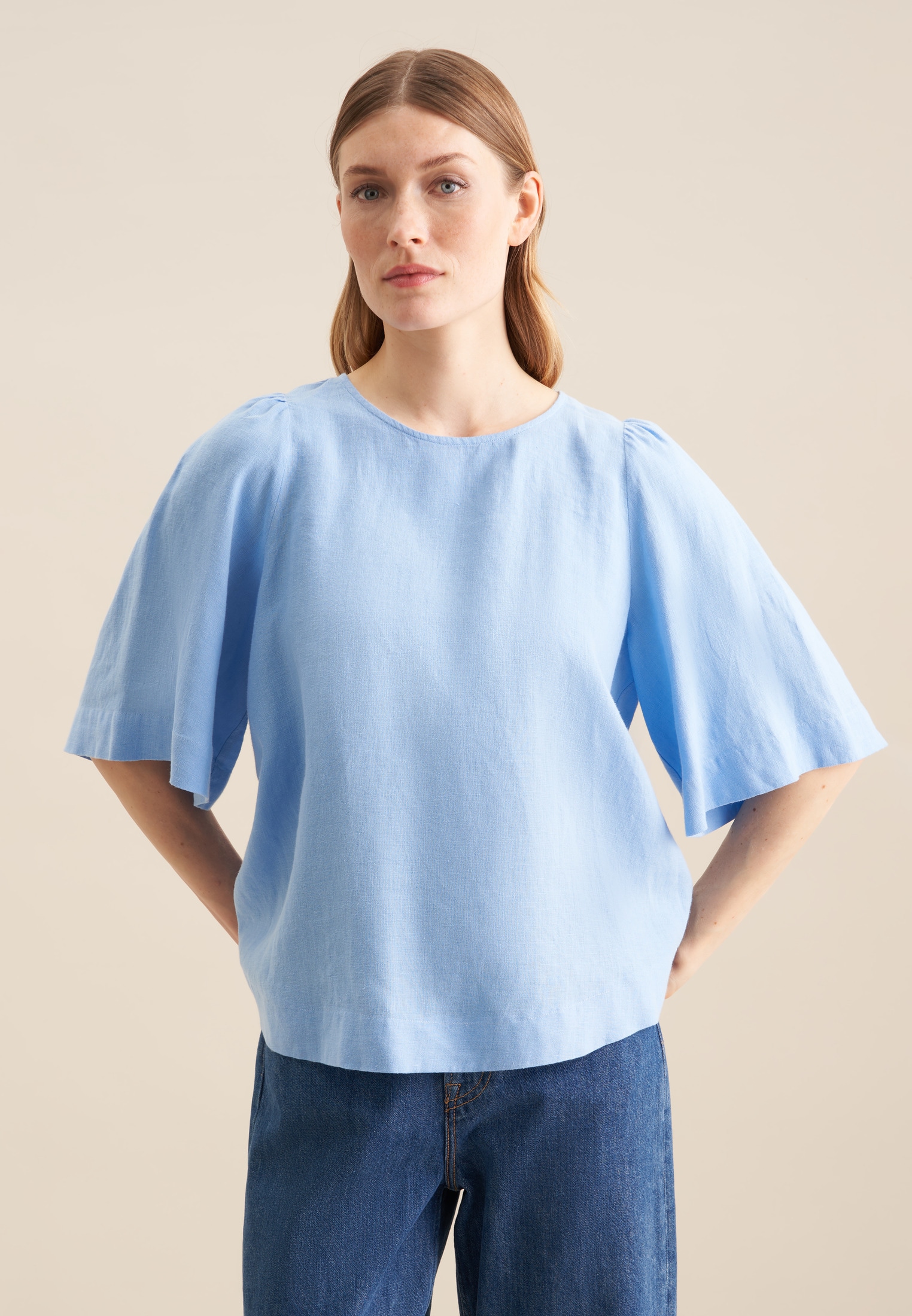 seidensticker Shirtbluse "Schwarze Rose" 1/2 Rundhals Uni günstig online kaufen