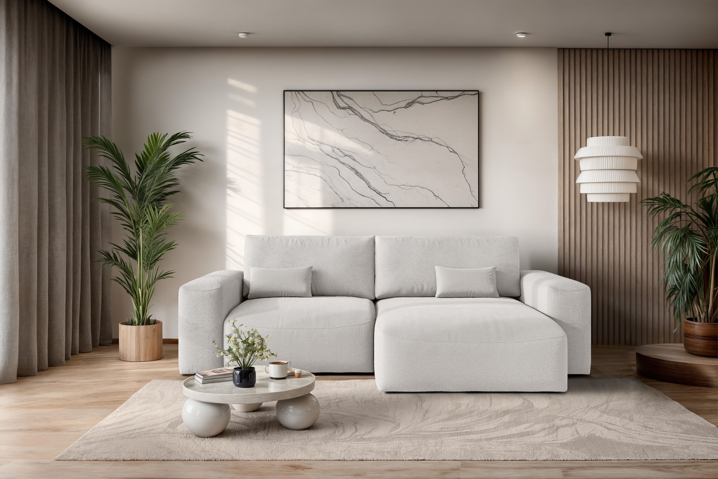 OTTO home Ecksofa "MATTS Schlafsofa mit Bettkasten, Maße B/T/H: 265/159/89 günstig online kaufen