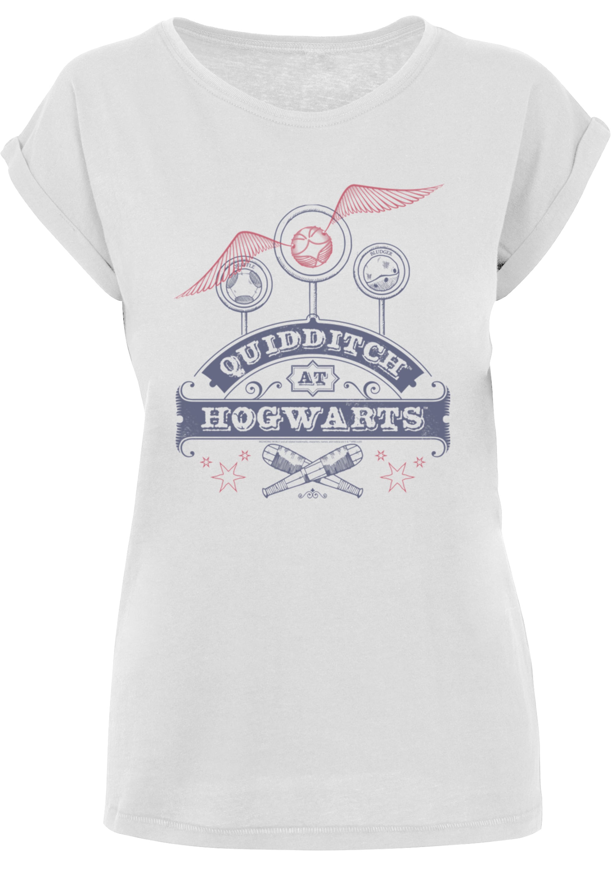F4NT4STIC T-Shirt online Hogwarts«, Print BAUR Quidditch | kaufen At Potter »Harry