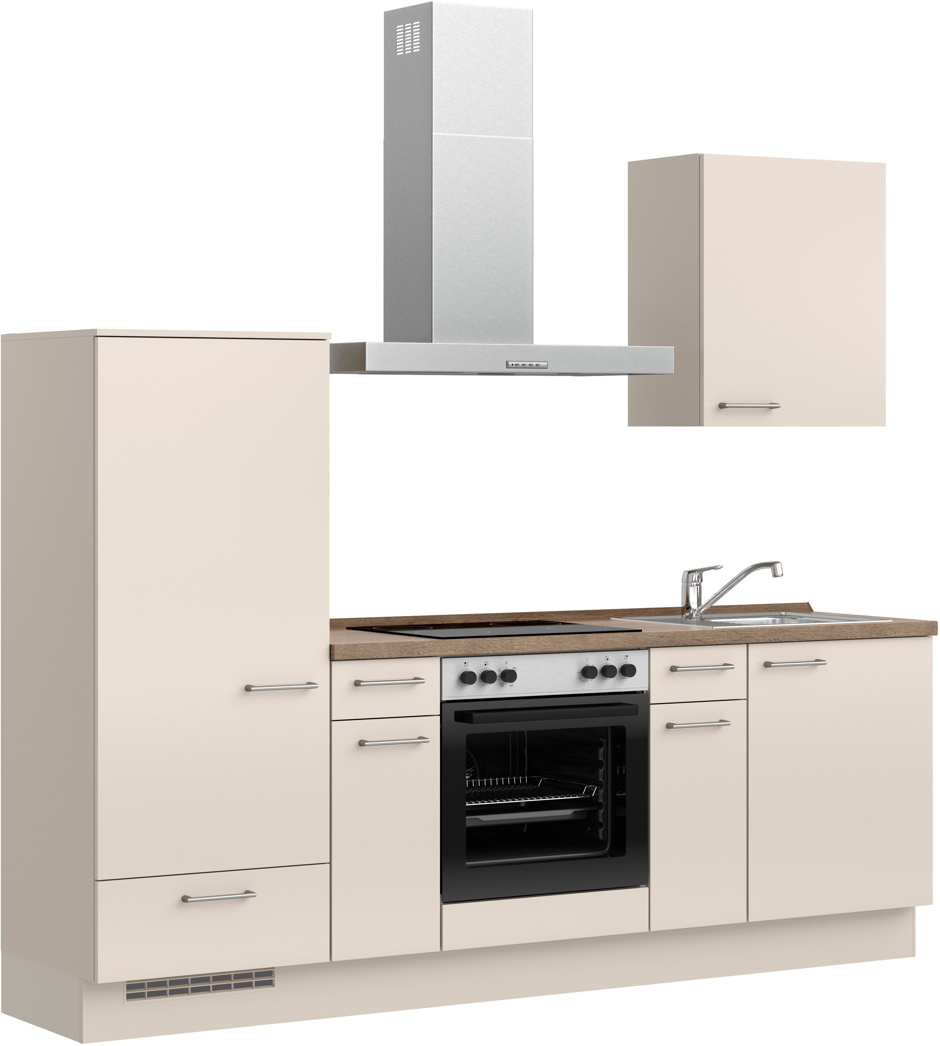 Thumbnail - nobilia Küchenzeile ""Laser I", Ausrichtung wählbar, Breite 240 cm" vormontiert, wahlw. mit unterschiedlichen E-Geräten-...