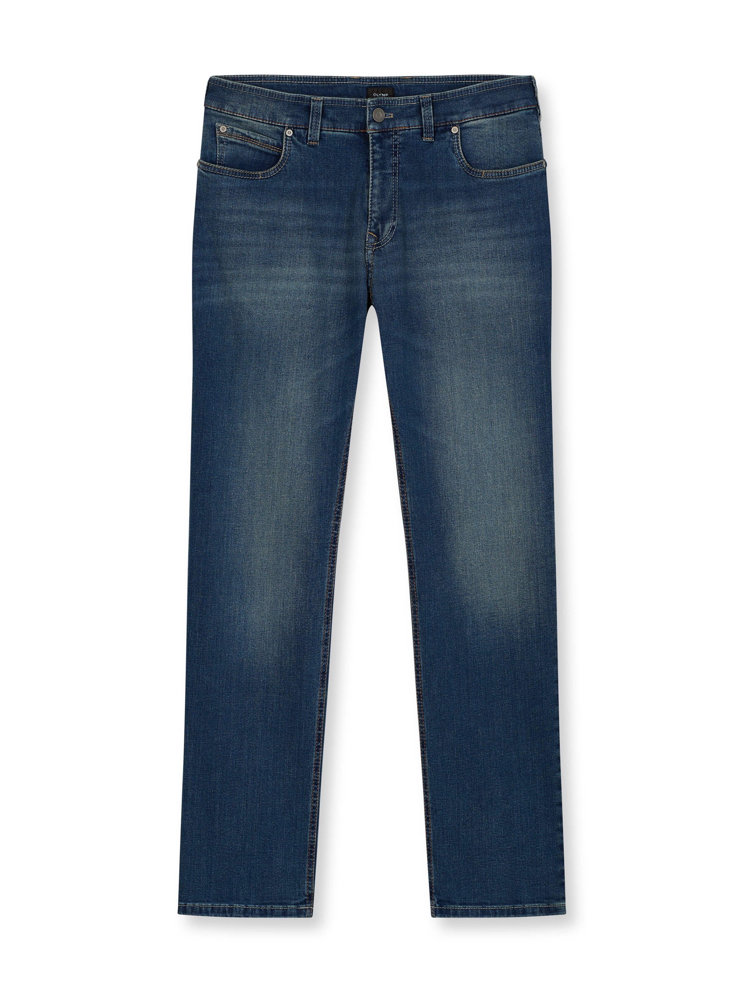 OLYMP Herren 5-Pocket-Jeans "Oskar"indigo, Gr. 32, Obermaterial: 98% Baumwolle, 2% Elasthan, Jeans