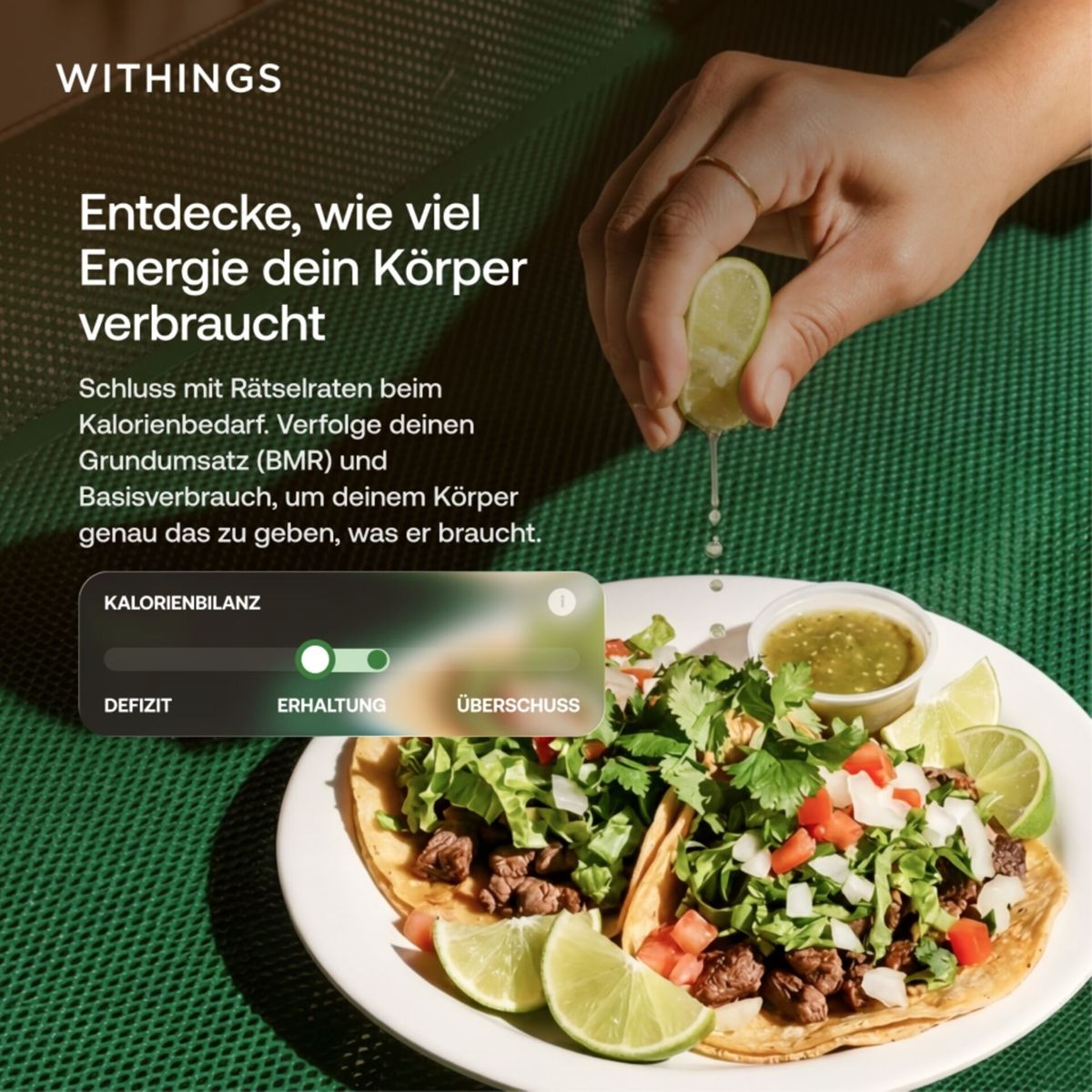 Withings Körper-Analyse-Waage »Withings BodyFit: Smarte Körperwaage mit 40+ Biomarkern« 99 % DEXA-Genauigkeit • Stoffwechselbewertung • Kostenlose App