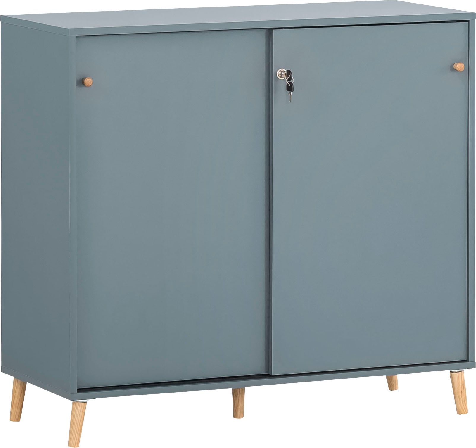 Schildmeyer Büromöbel-Set »Serie 500«, bestehend aus 1 Regal, 1 Schrank, 1 Regalkreuz