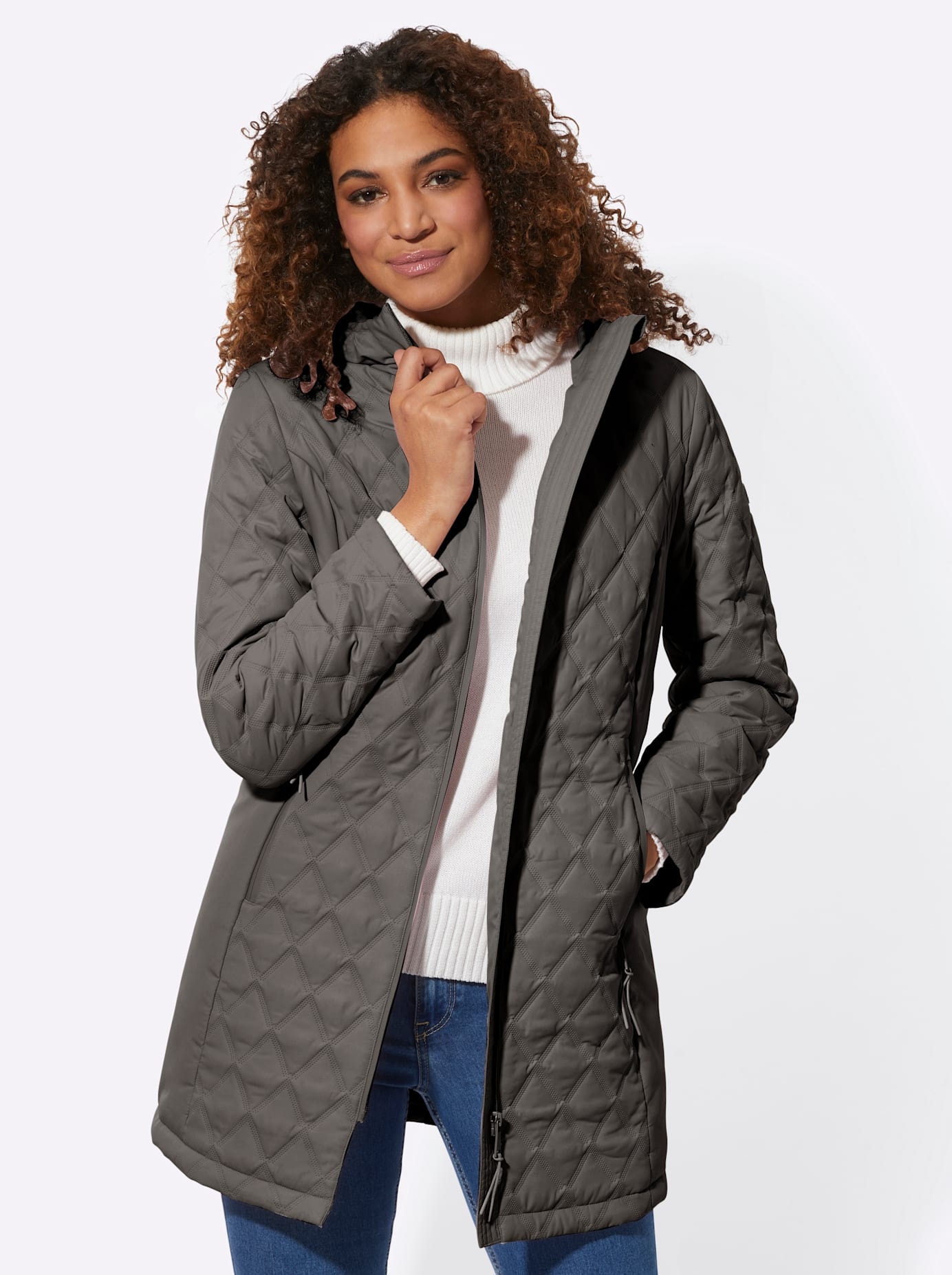 Casual Looks Steppjacke mitKapuze günstig online kaufen