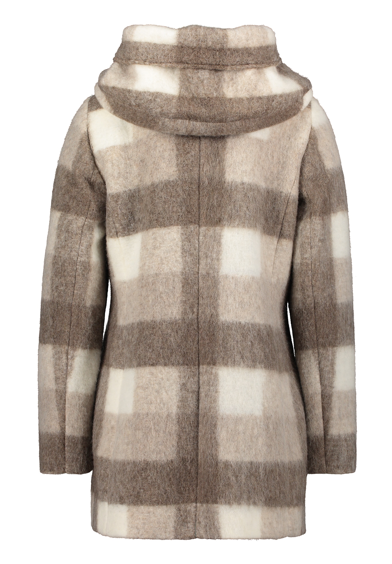 Amber & June Kurzjacke »Amber & June Damen Kurzmantel mit Kapuze«, mit Kapuze