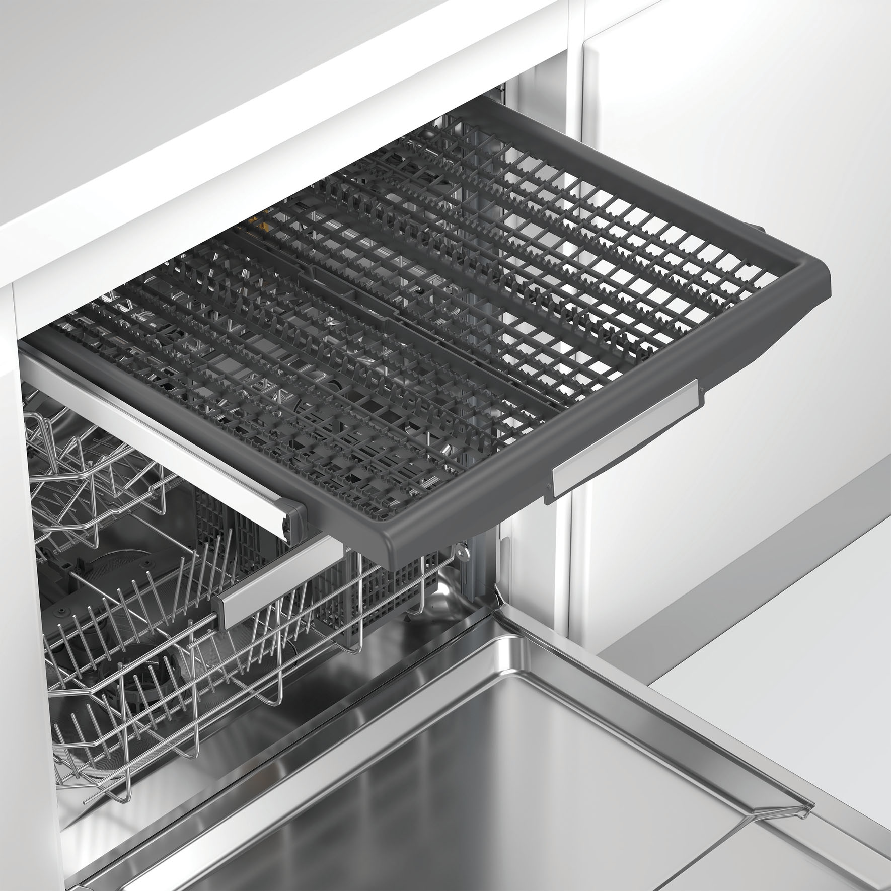 BAUKNECHT teilintegrierbarer Geschirrspüler »OBBC Ecosilent2 9760« 9,5 l 14 tlg. Maßgedecke ActiveDry – automatische Türöffnung für bessere Trockungsergebnisse