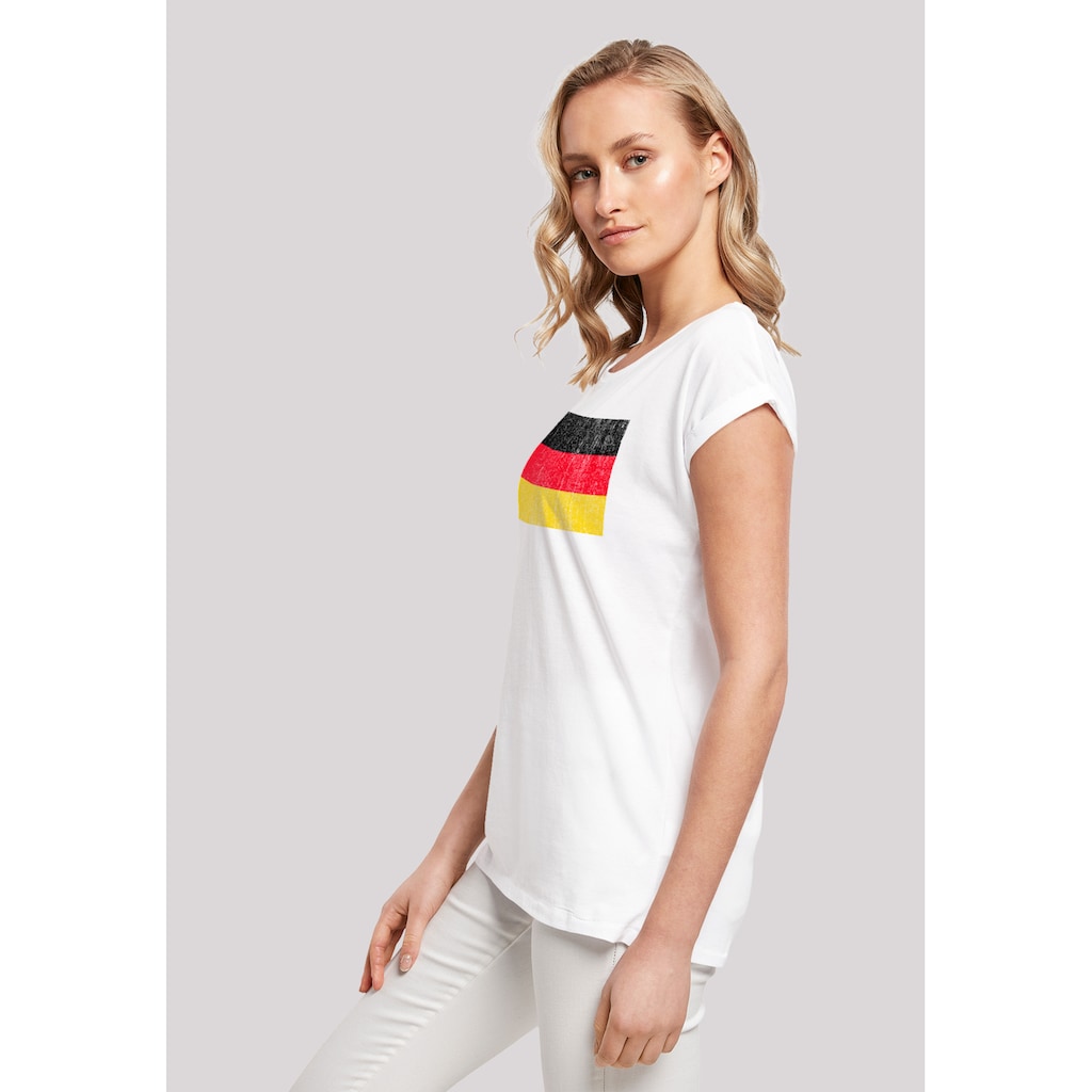 F4NT4STIC T-Shirt »Germany Deutschland Flagge distressed«