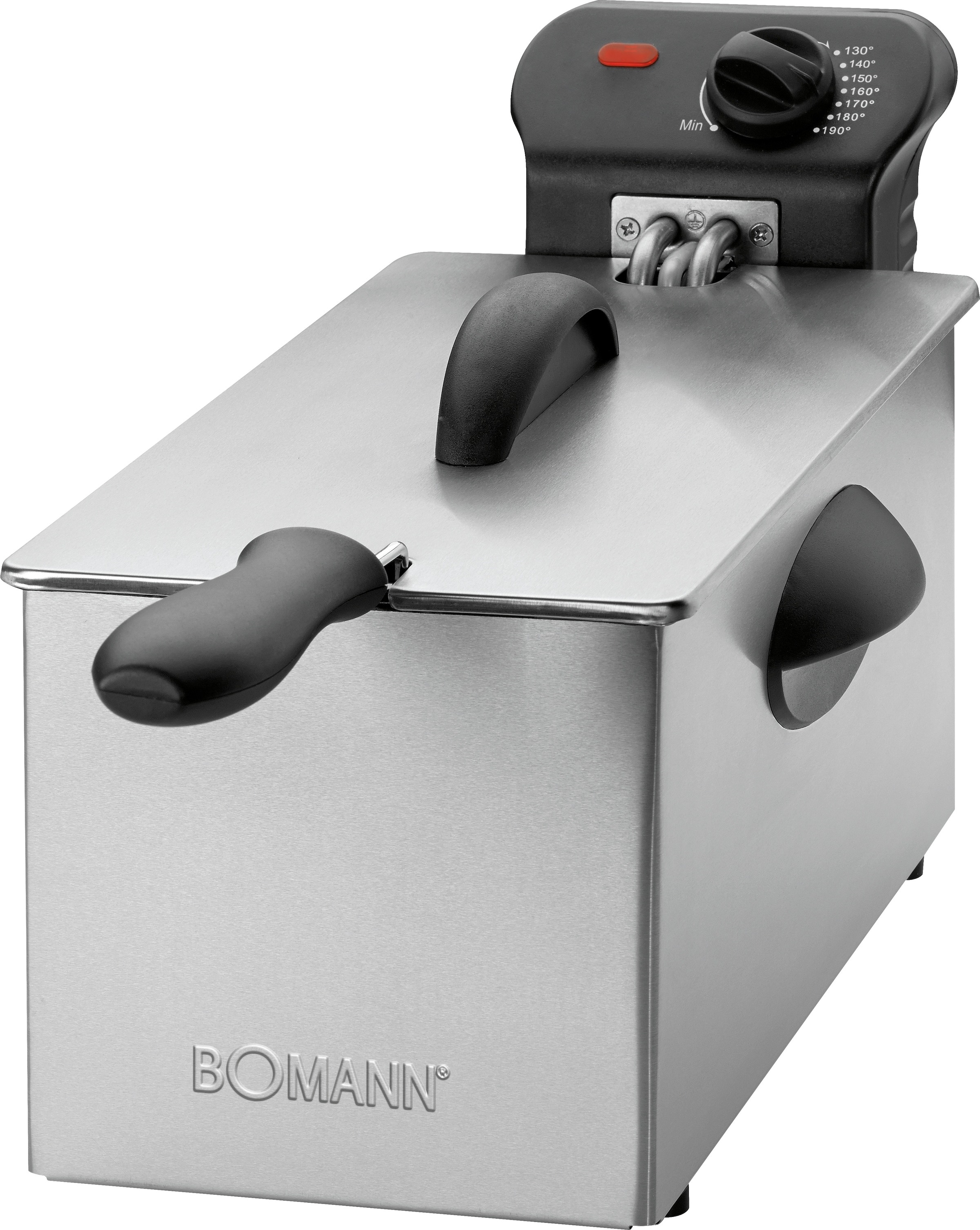 BOMANN Kaltzonenfritteuse »FR 2264 CB inox 3L«, 2000 W, Fassungsvermögen 3 l