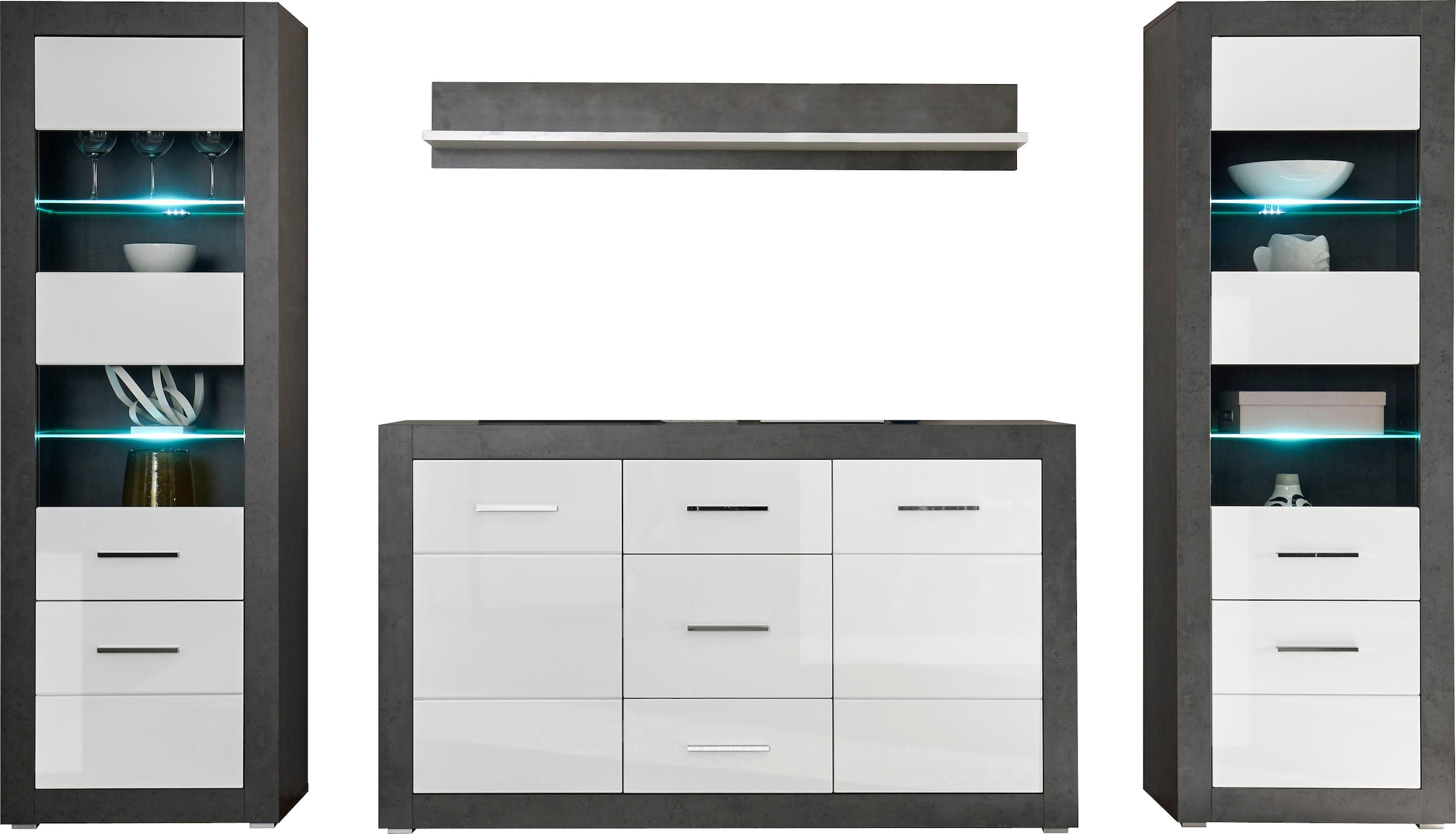 INOSIGN Wohnwand »Etero«, (Set, 4 St.)