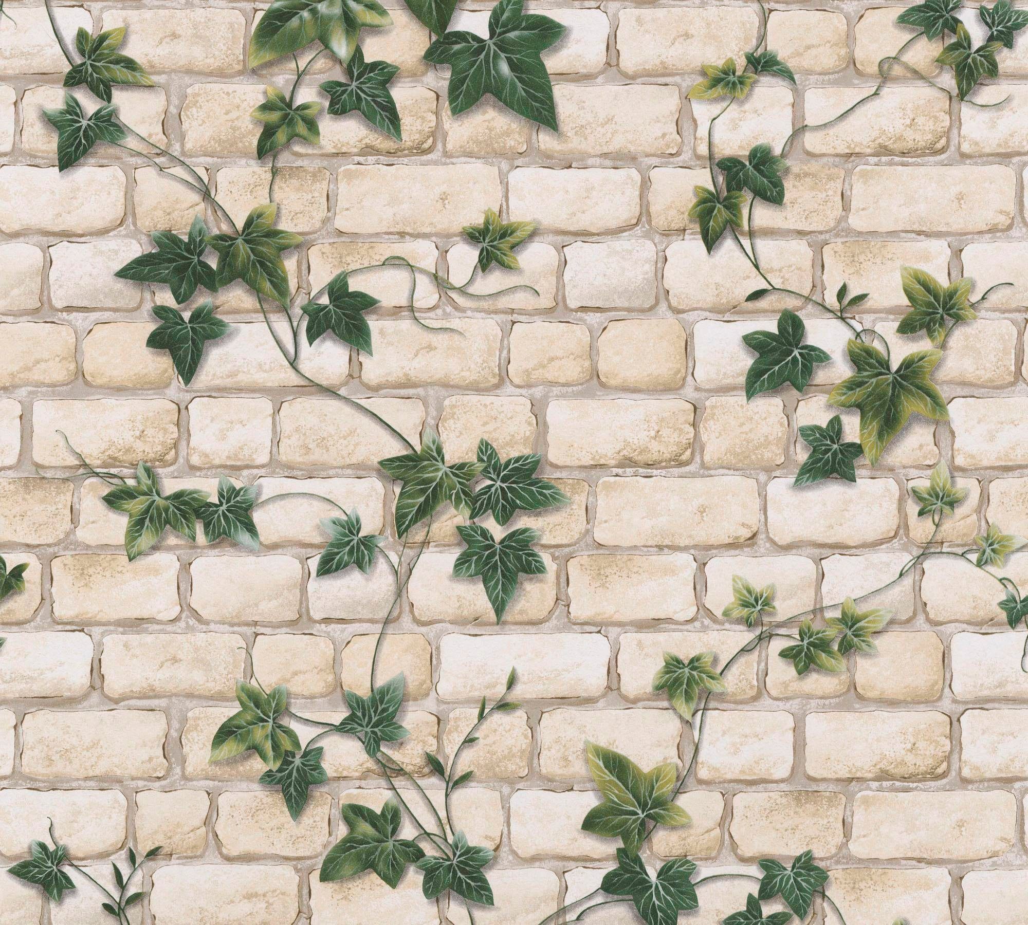 living walls 1100000002199 "Il Decoro" Motiv Steinoptik gemustert leicht strukturiert Steintapete Naturstein Wand Vlies glatt Tapeten Wohnzimmer Design Büro