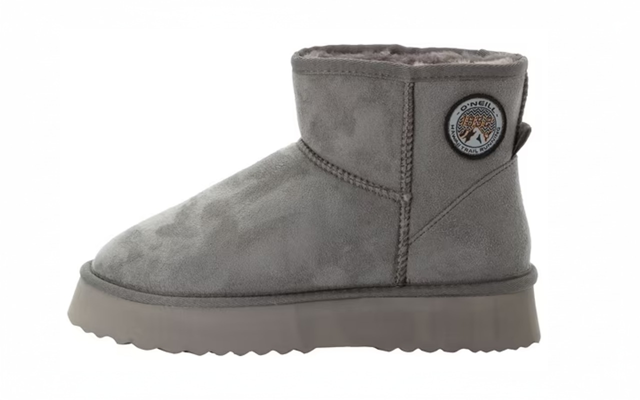 Winterstiefel O'NEILL "BESIANA PLATFORM WOMEN MID", Damen, Gr. 41, monument, Synthetik, Schuhe Winterstiefel, Winterschuhe, Winterboots, Snowboots mit Plateau-Sohle
