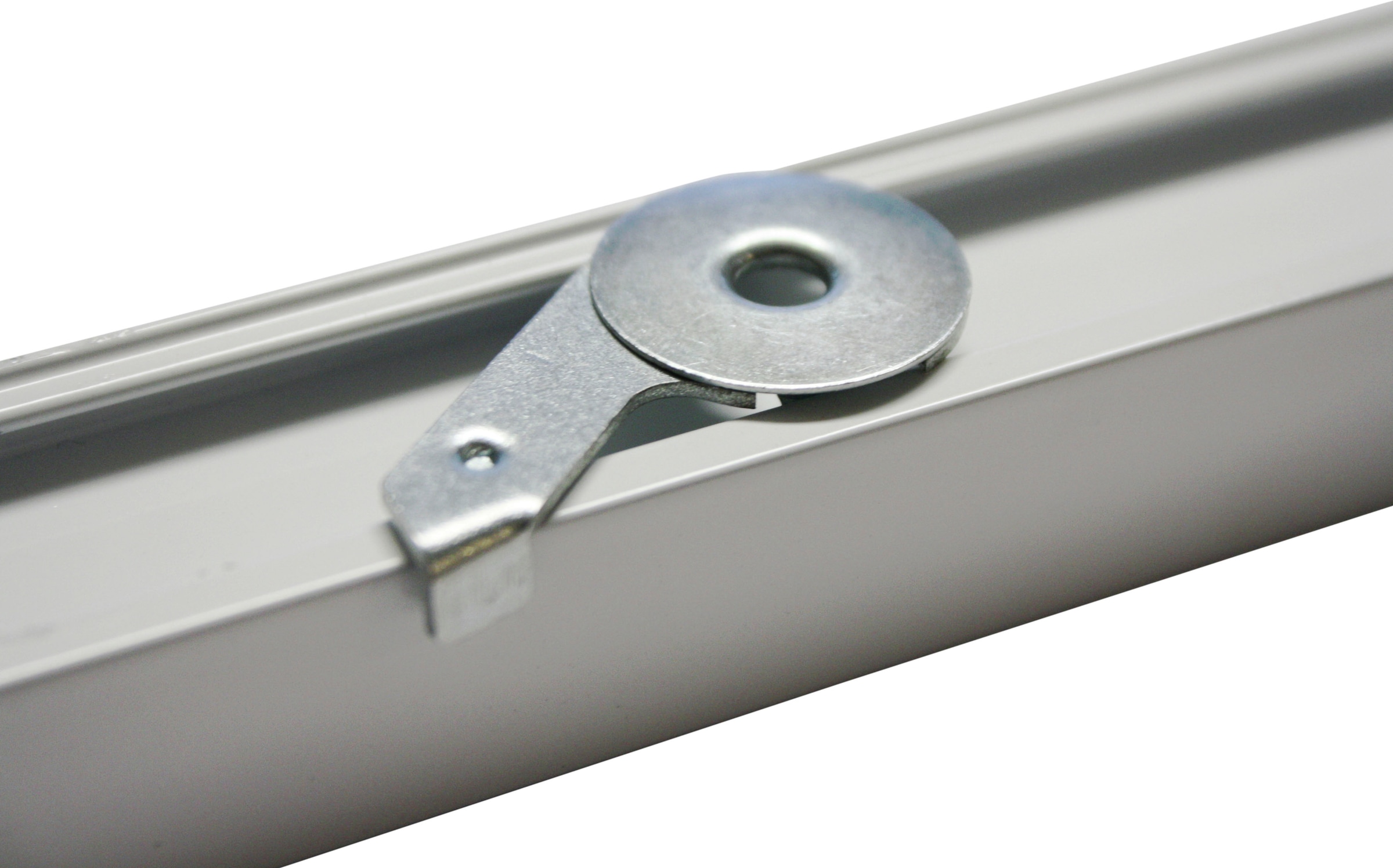 GARDINIA Deckenträger für Sichtschutz »Luna«, (2 St.), Serie Aluminium-VHS Set Luna