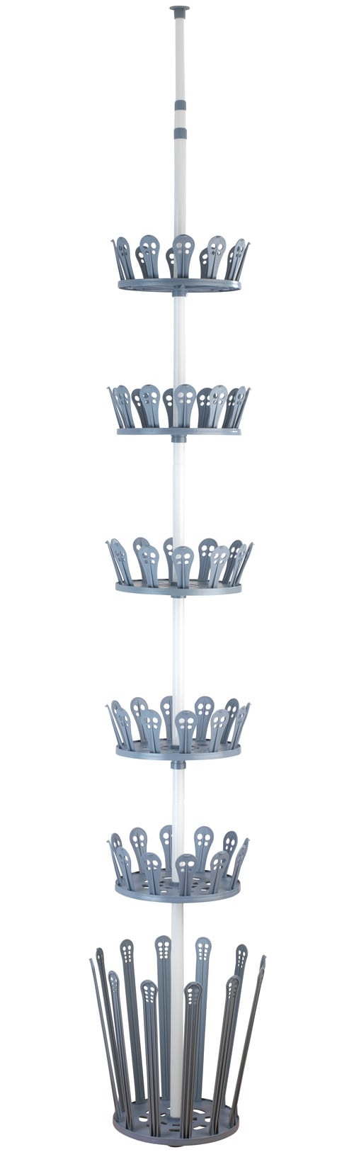 WENKO Teleskopregal "Modell Achilles" Set, 7 tlg. höhenverstellbares Stiefe günstig online kaufen