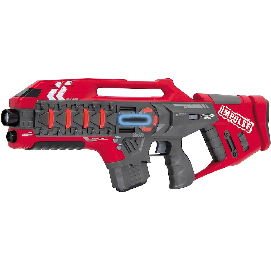 Jamara Laserpistole »Impulse Laser Gun Rifle gelb/rot«, (Set, 2 tlg.)