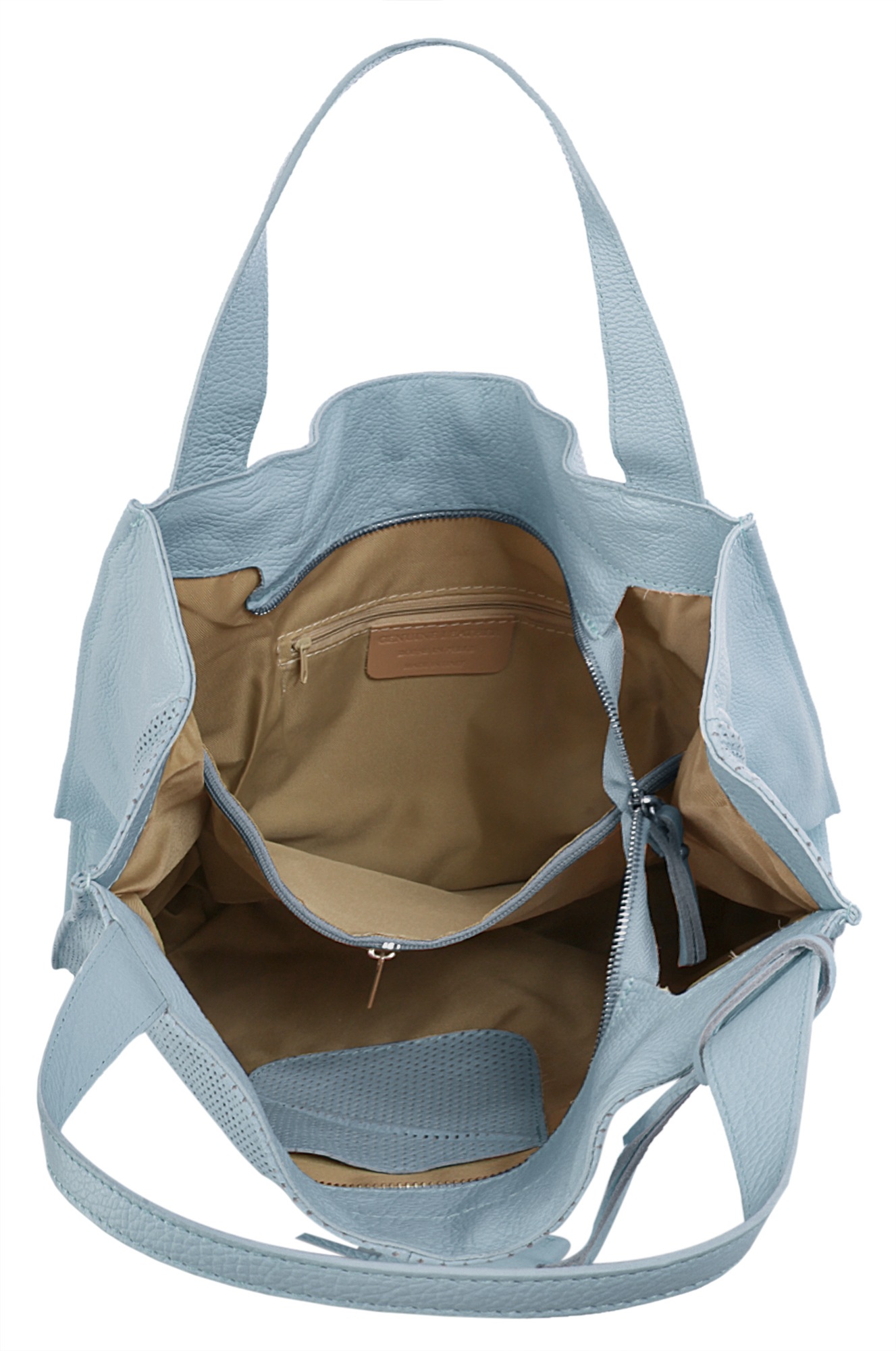 Cluty Shopper echt Leder, Made in Italy