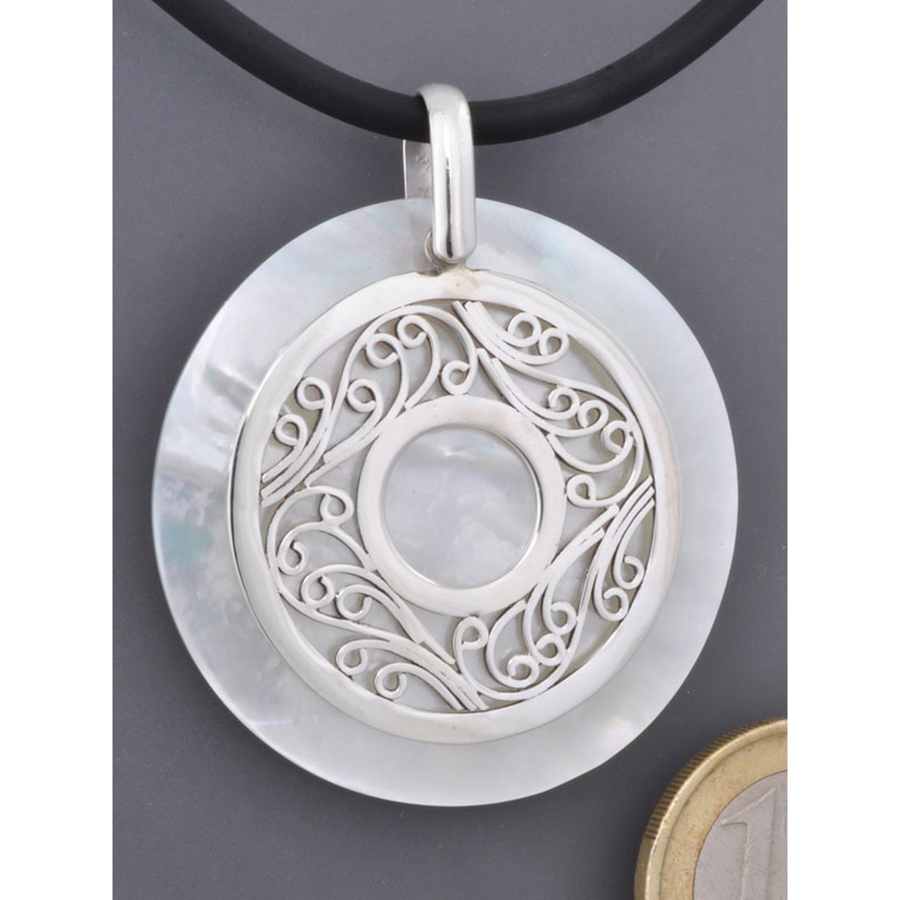 Adelia´s Kettenanhänger »Schmuck Muschel Anhänger 925 Silber«