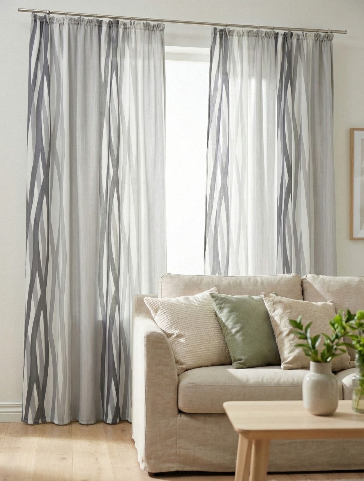 Wirth Vorhang "Brooklyn" Kräuselband 1 Stk. tlg. günstig online kaufen