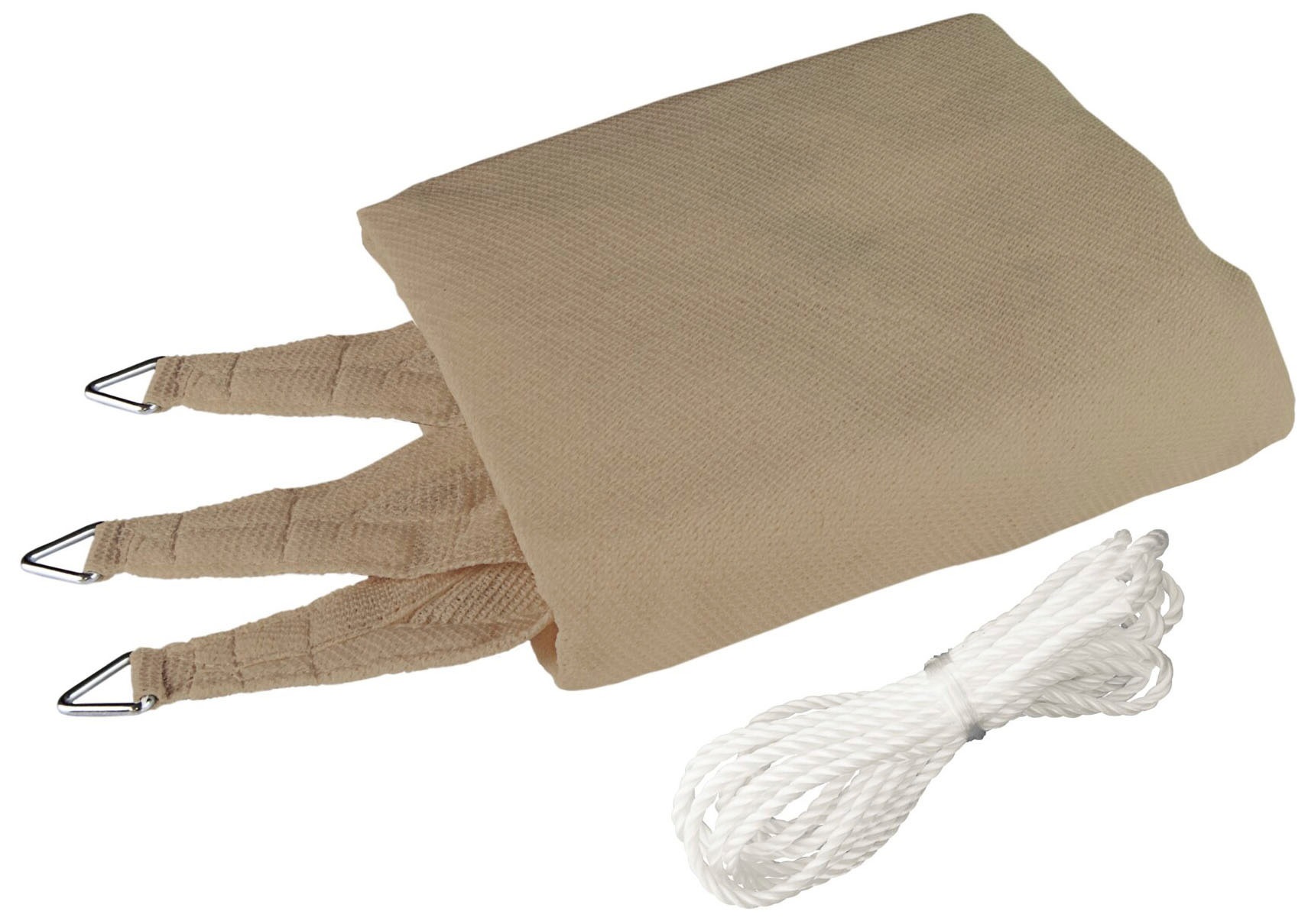 Windhager Sonnensegel »Capri Dreieck«, 4x4x4m, schilf