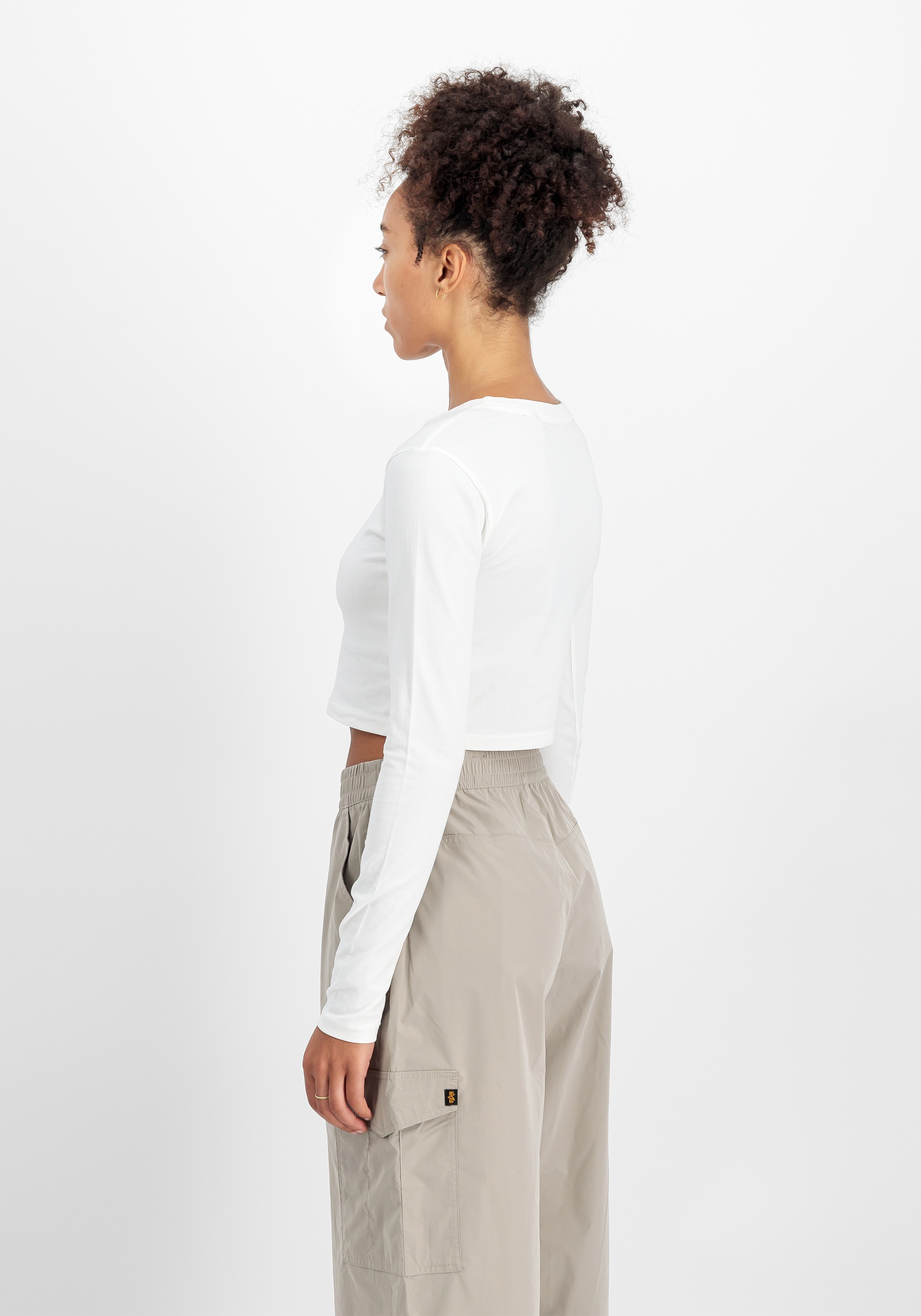 Alpha Industries Sweater »Alpha Industries Women - Longsleeves Basic Cropped LS Women«