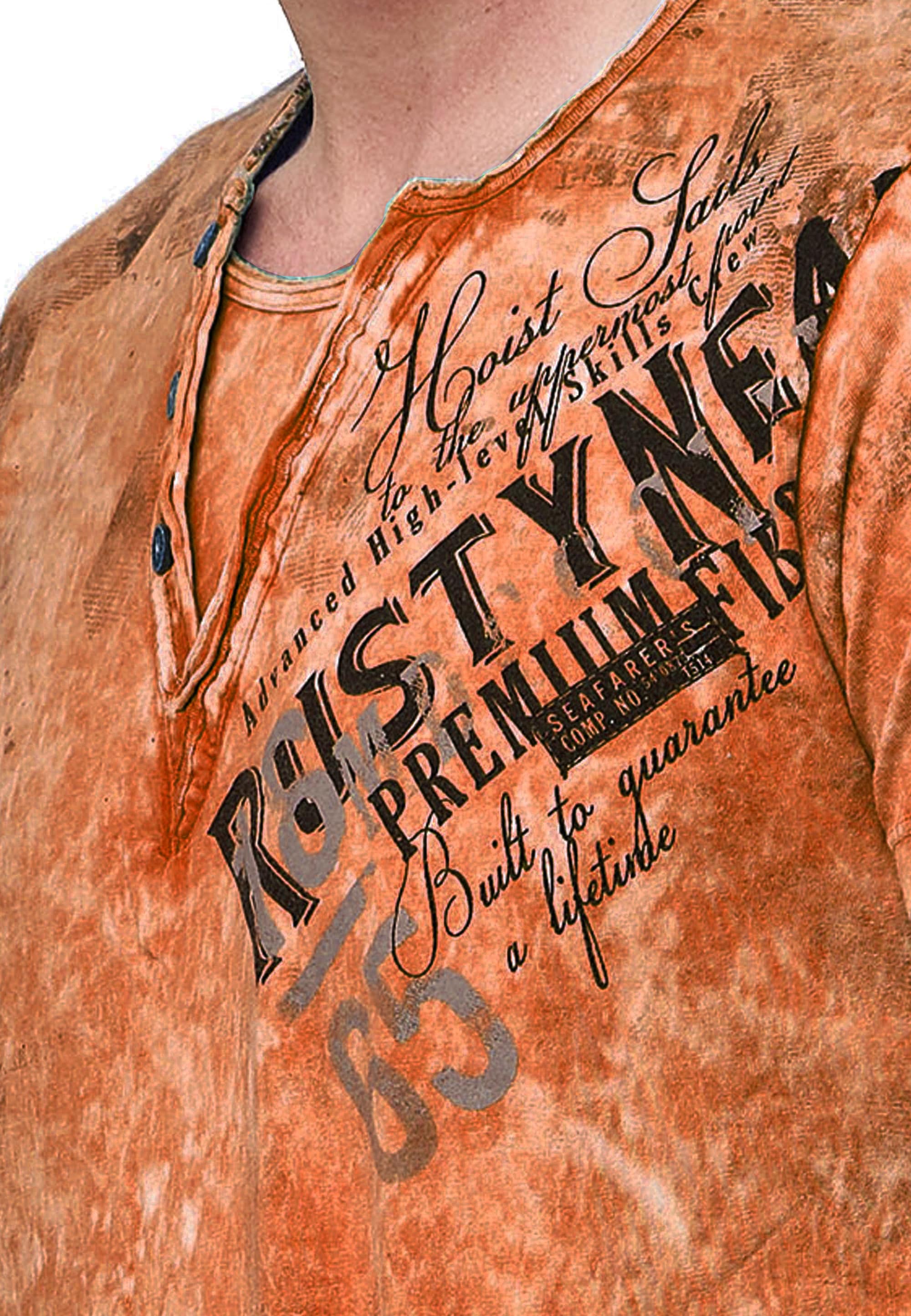 Rusty Neal T-Shirt, im coolen Used-Look-Design