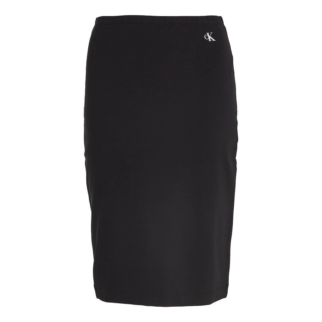 Calvin Klein Jeans Sweatrock »ARCHIVAL MILANO LR MIDI SKIRT«, mit Logomarkenlabel