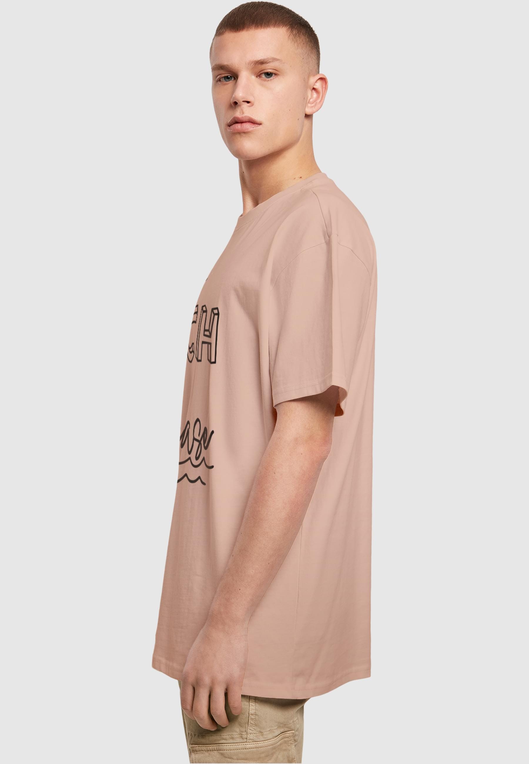 Merchcode T-Shirt »Merchcode Herren Beach Please Heavy Oversized Tee«, (1 tlg.)