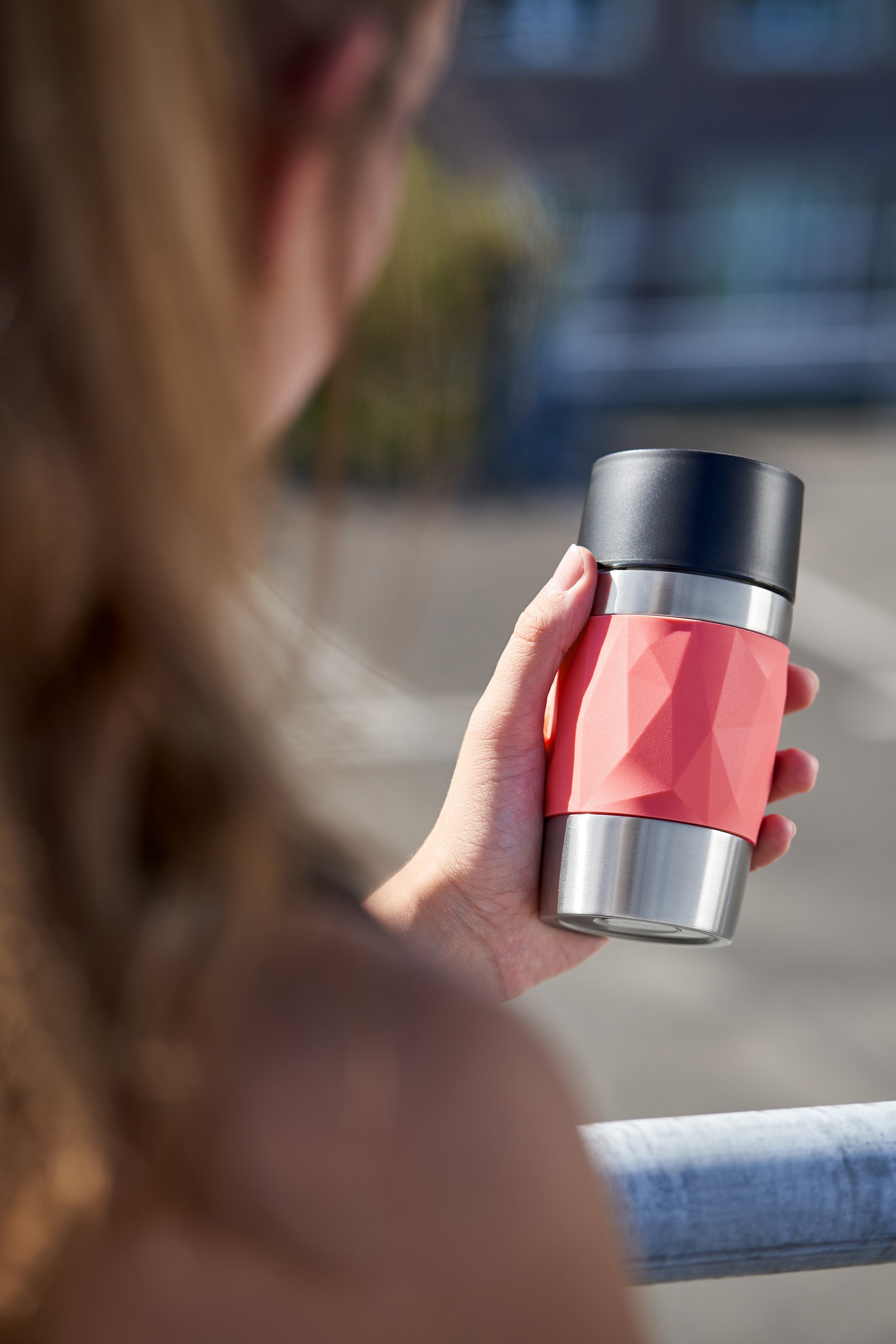 Emsa Thermobecher »Travel Mug Compact«, 0,3L, Edelstahl, 3h warm/6h kalt, 360°Trinköffnung, spülmaschinenfest