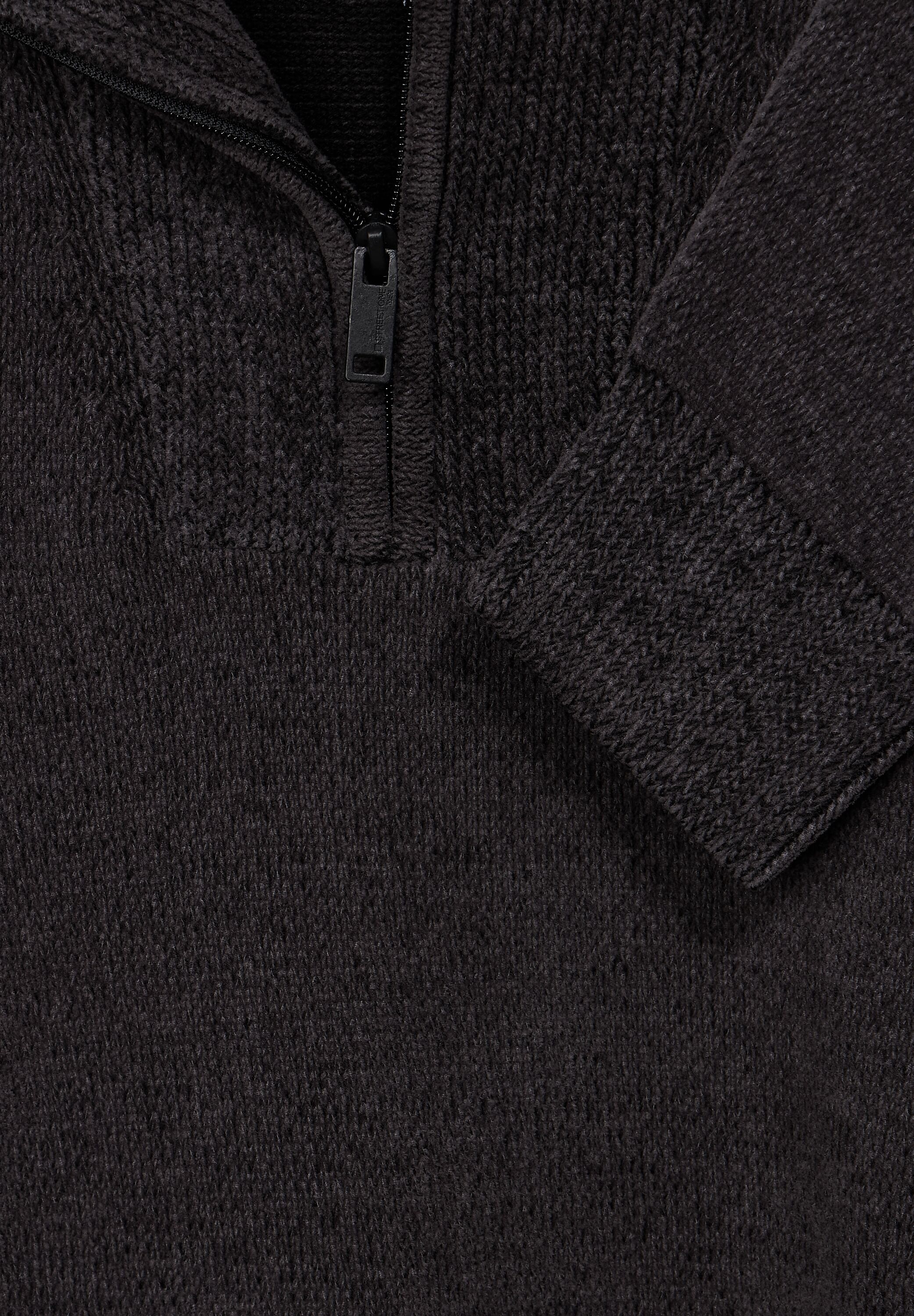 STREET ONE MEN Strickpullover, in Melange Optik