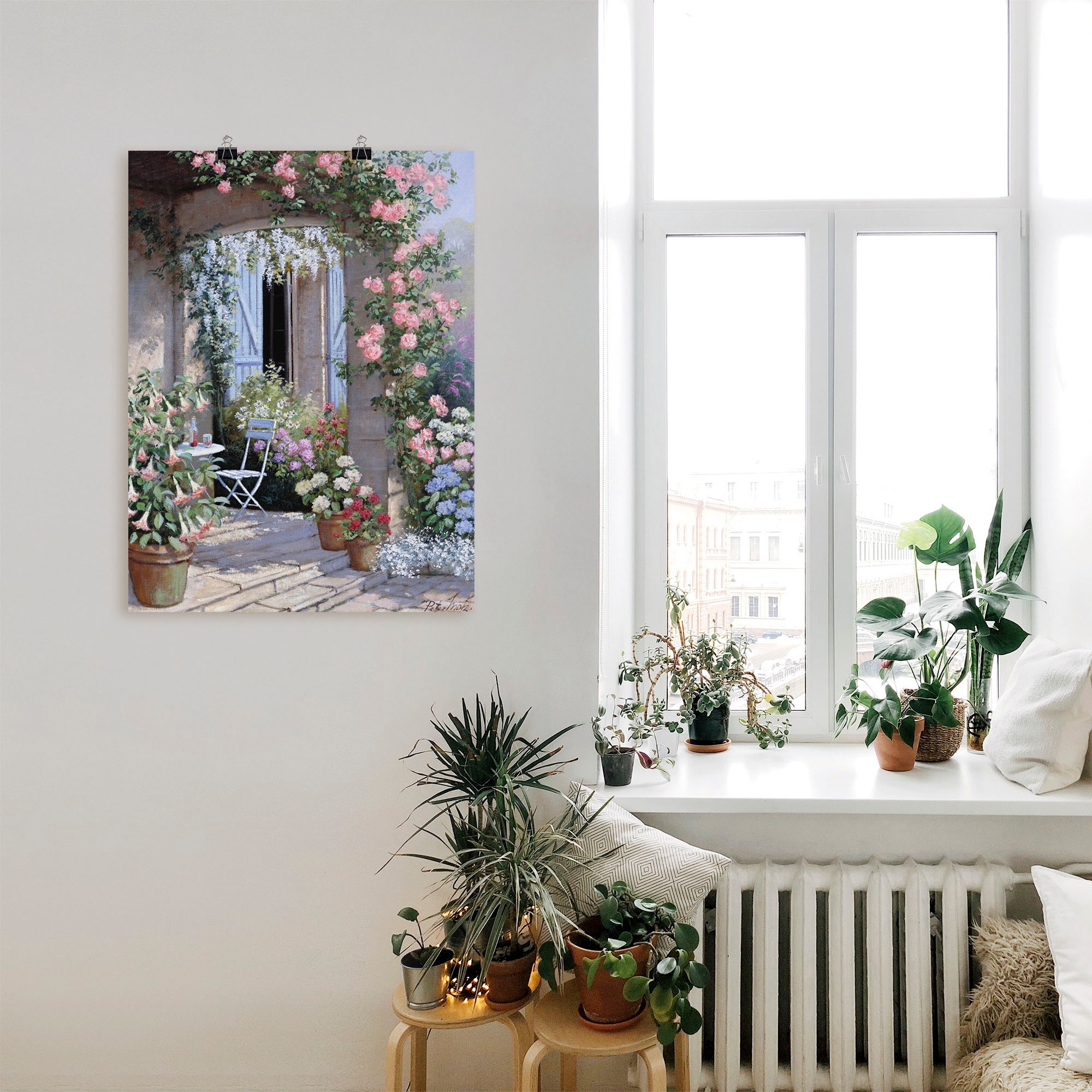 Artland Wandbild "Blumenangebot" Garten 1 Stk. tlg. als Leinwandbild, Poste günstig online kaufen
