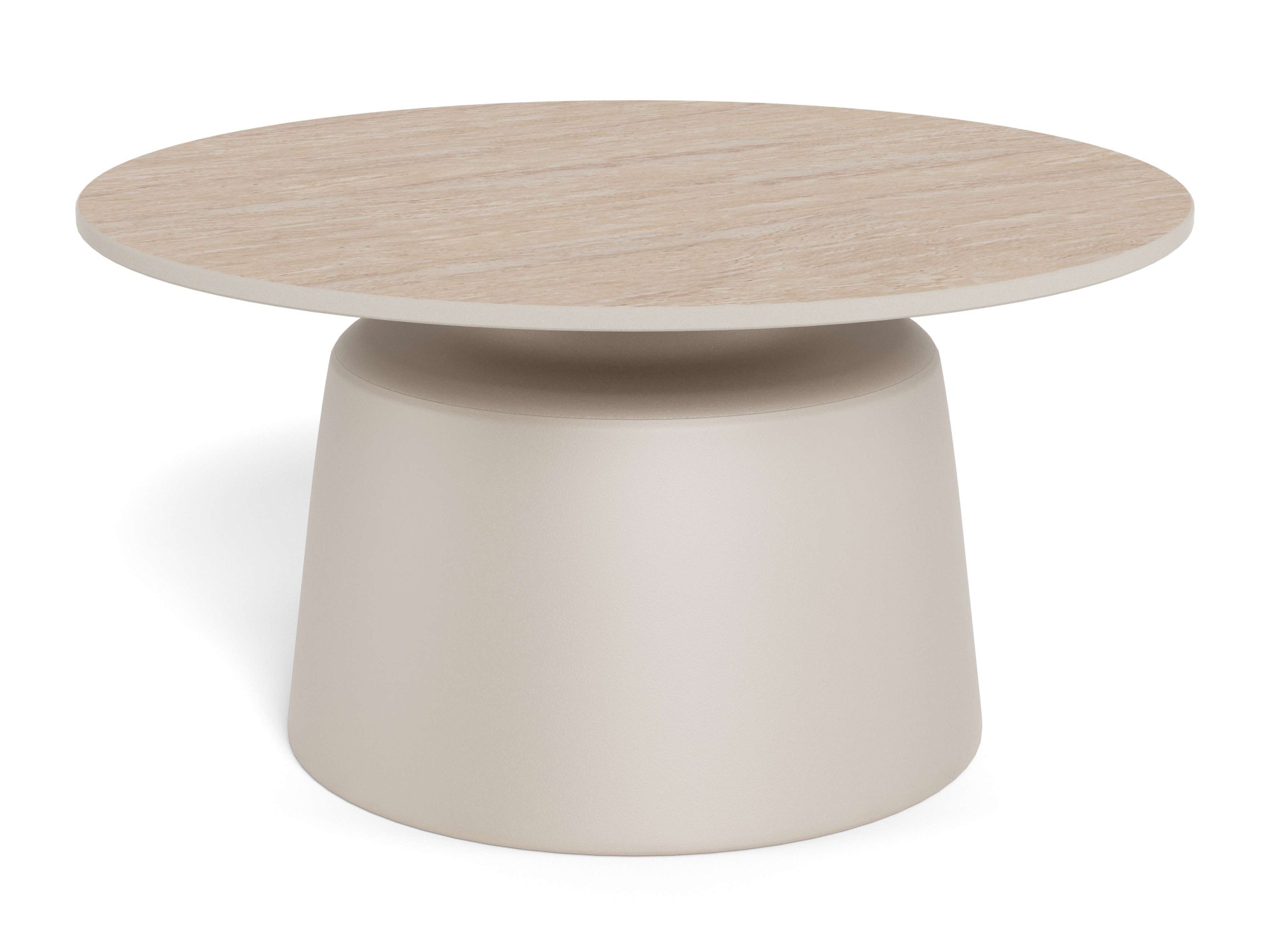ACTONA GROUP Couchtisch »Kaffeetisch, Beistelltisch« Tisch, keramisch, Säule, Ø70x39cm